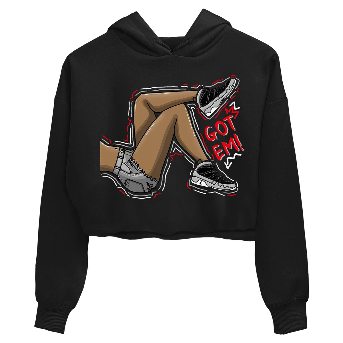 Jordan 9 Particle Grey Shirt To Match Jordans Got Em Legs Sneaker Tees Jordan 9 Particle Grey Drip Gear Zone Sneaker Matching Clothing Women's Shirts