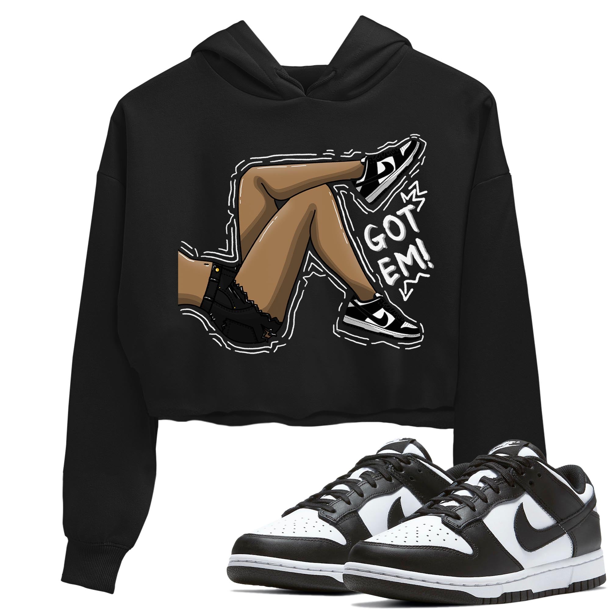 Dunk Panda Sneaker Match Tees Got Em Legs Sneaker Tees Dunk Panda Jordan to match sneaker T-Shirt Women's Shirts