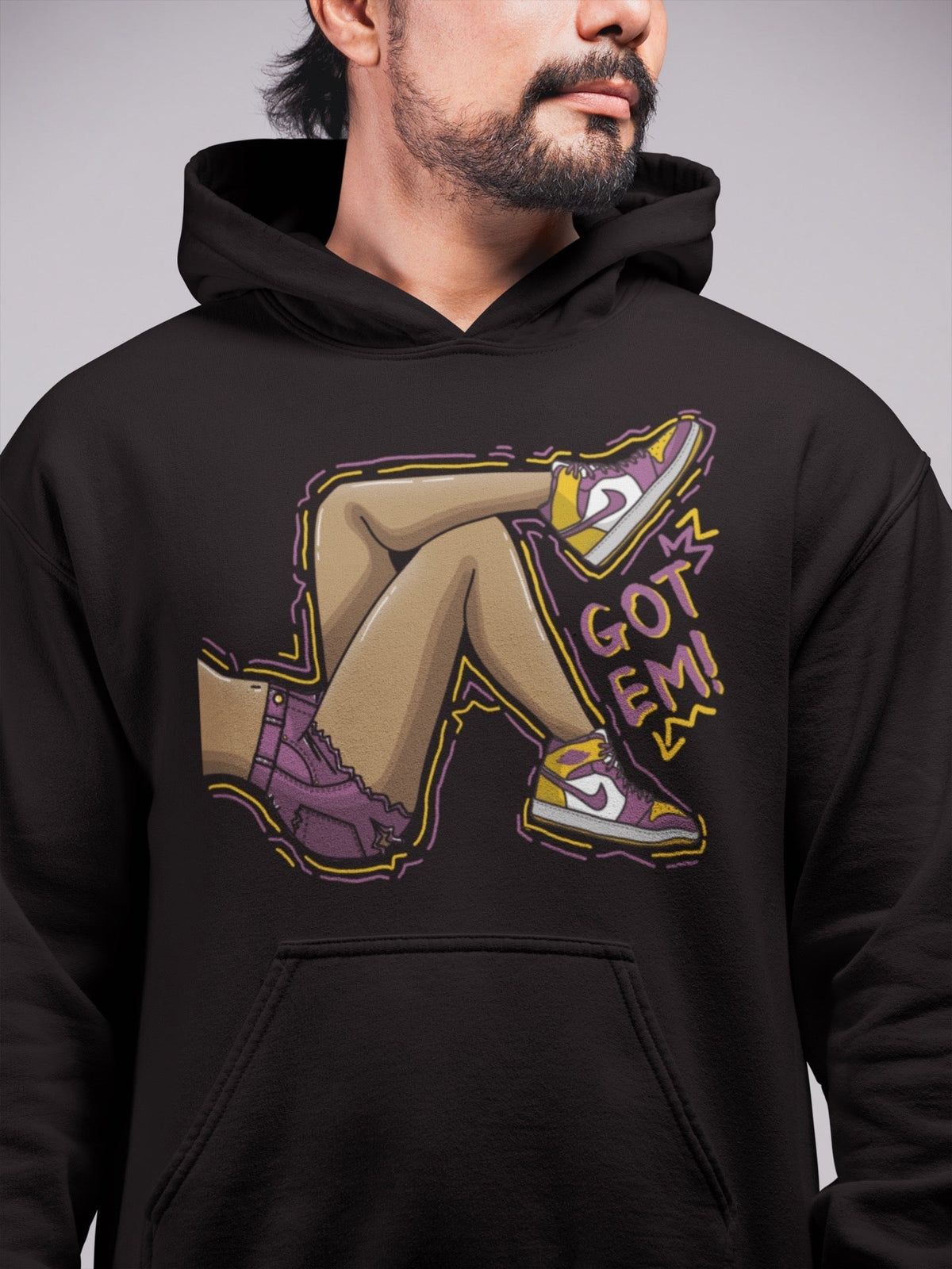 Jordan 1 Brotherhood Sneaker Matching T-Shirt Got Em Legs Sneaker Tees Jordan 1 Brotherhood Sneaker Release Tees Crew Neck Tees