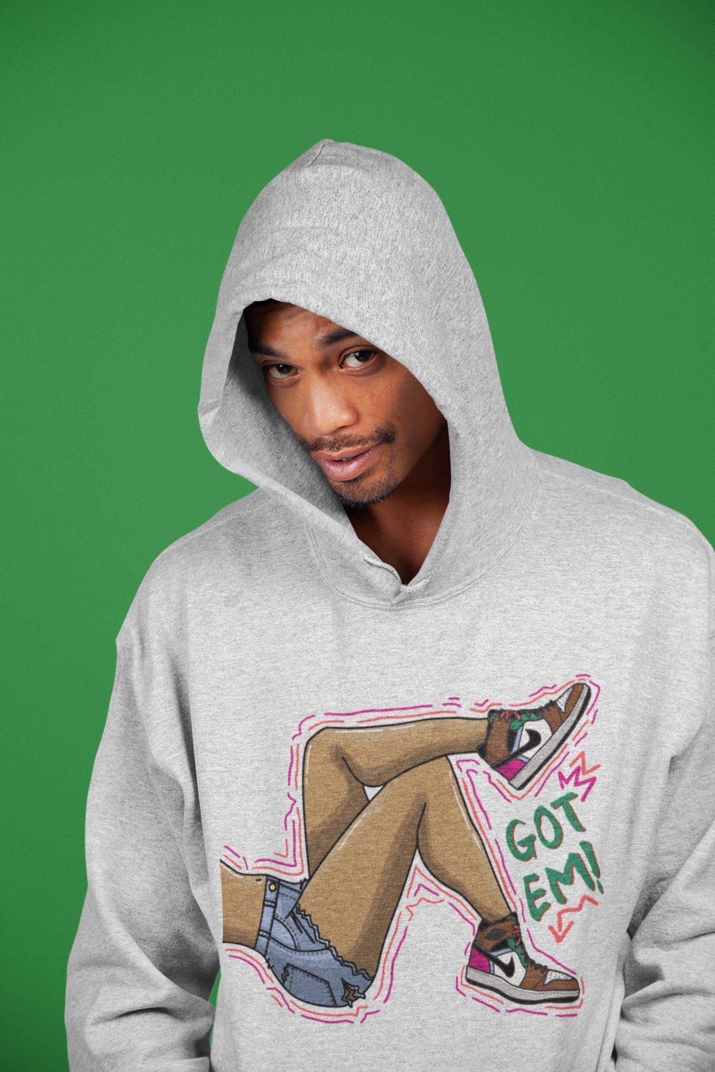 Jordan 1 Hand Crafted Sneaker Matching T-Shirt Got Em Legs Sneaker Tees Jordan 1 Hand Crafted Sneaker Release Tees Crew Neck Tees
