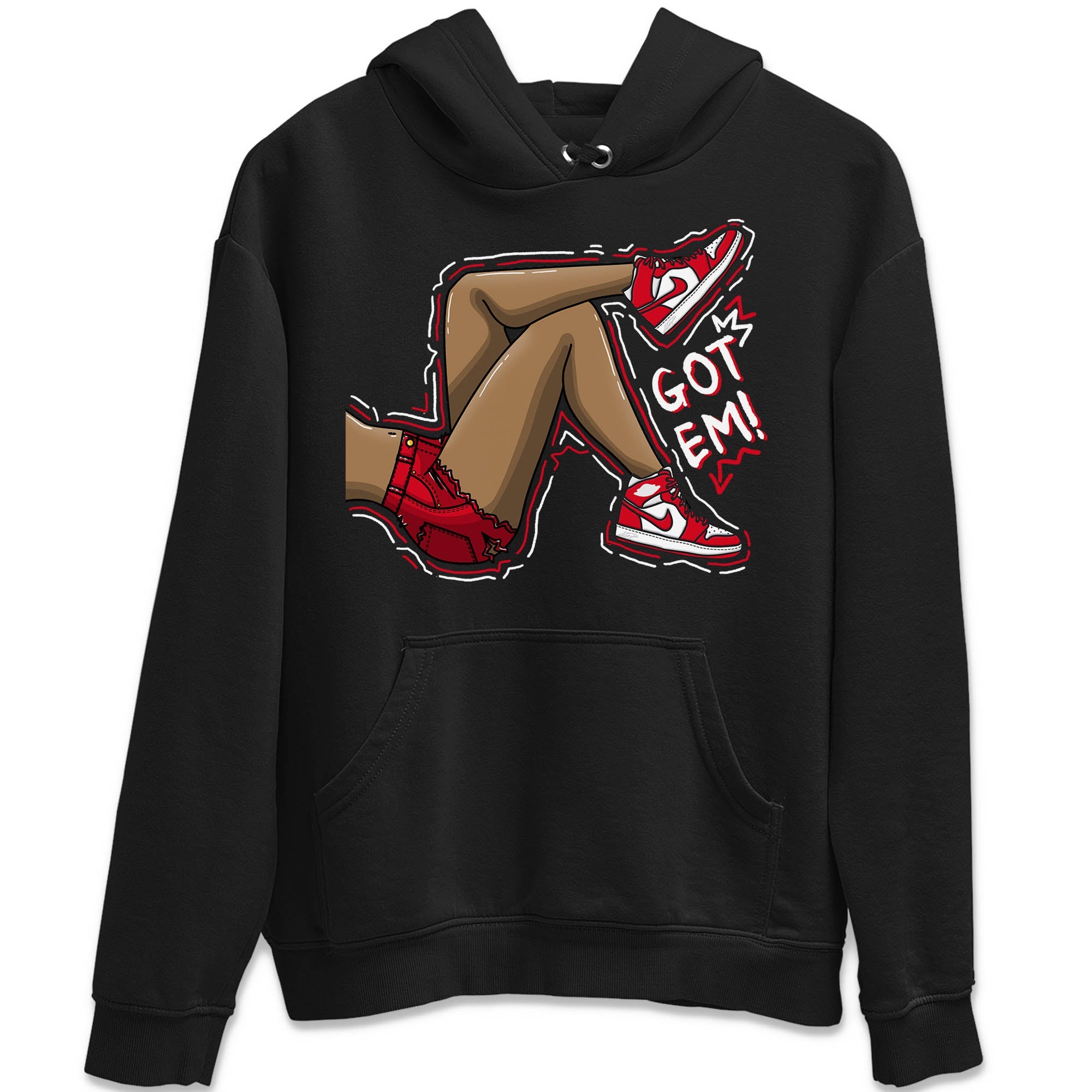 Jordan 1 Newstalgia Sneaker Matching T-Shirt Got Em Legs Sneaker Tees Jordan 1 Newstalgia Sneaker Release Tees Crew Neck Tees