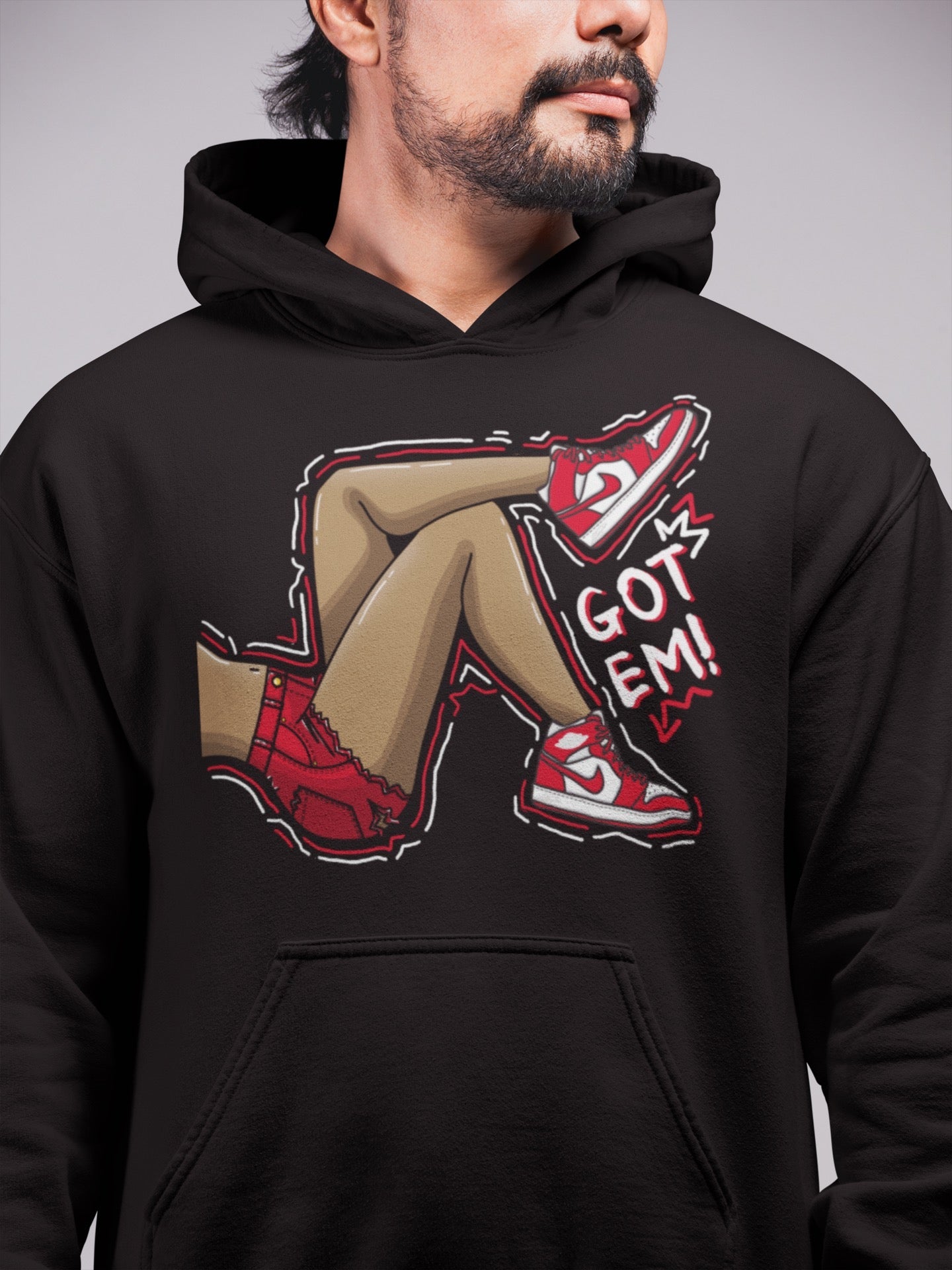 Jordan 1 Newstalgia Sneaker Matching T-Shirt Got Em Legs Sneaker Tees Jordan 1 Newstalgia Sneaker Release Tees Crew Neck Tees