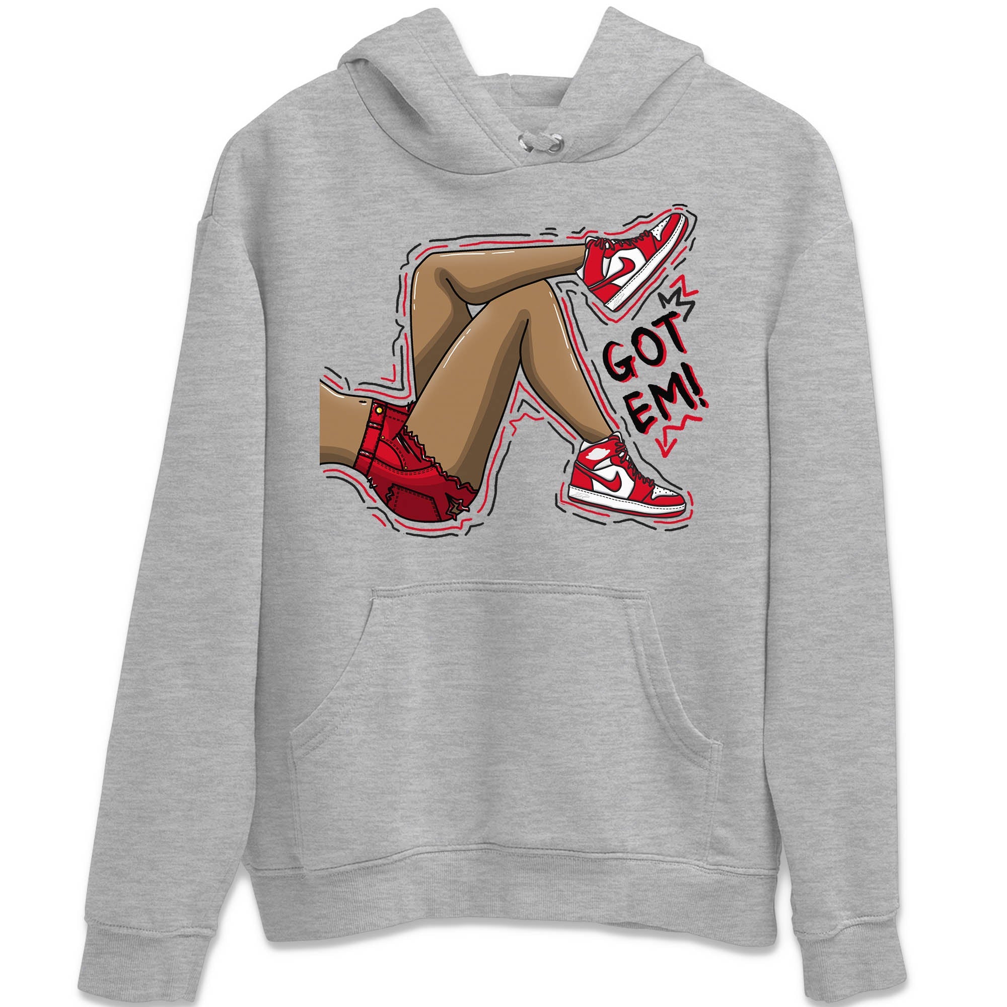 Jordan 1 Newstalgia Sneaker Matching T-Shirt Got Em Legs Sneaker Tees Jordan 1 Newstalgia Sneaker Release Tees Crew Neck Tees