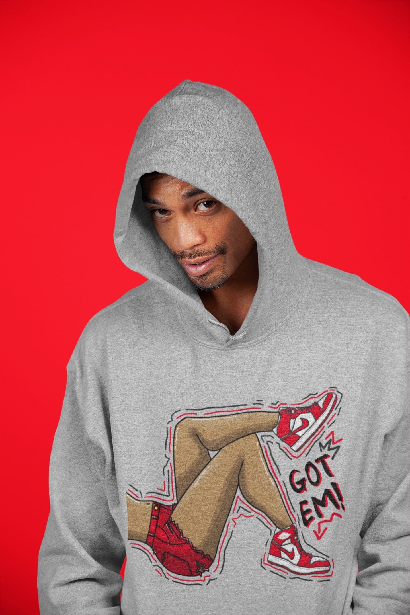 Jordan 1 Newstalgia Sneaker Matching T-Shirt Got Em Legs Sneaker Tees Jordan 1 Newstalgia Sneaker Release Tees Crew Neck Tees