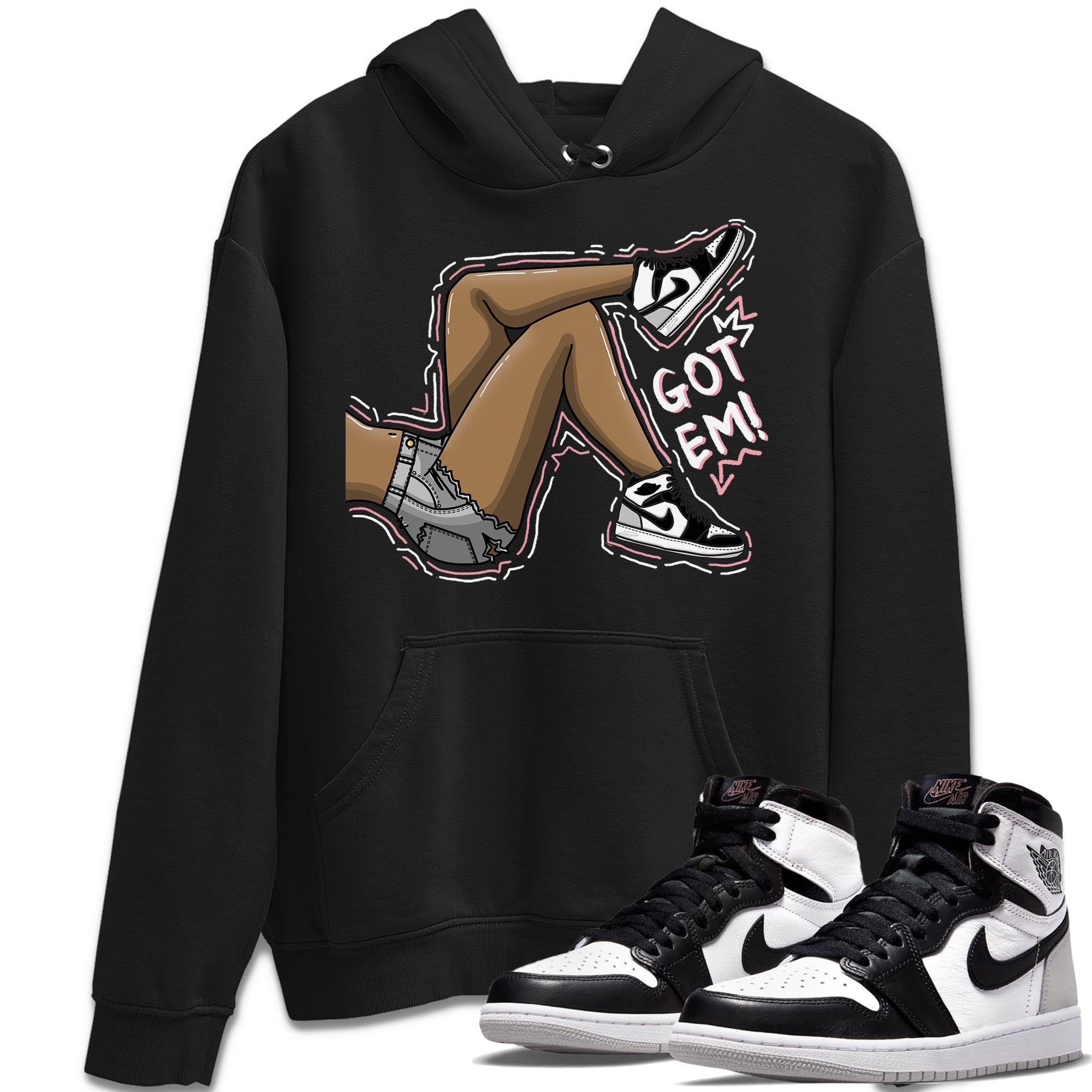 Jordan 1 Stage Haze Sneaker Matching T-Shirt Got Em Legs Sneaker Tees Jordan 1 Stage Haze Sneaker Release Tees Crew Neck Tees
