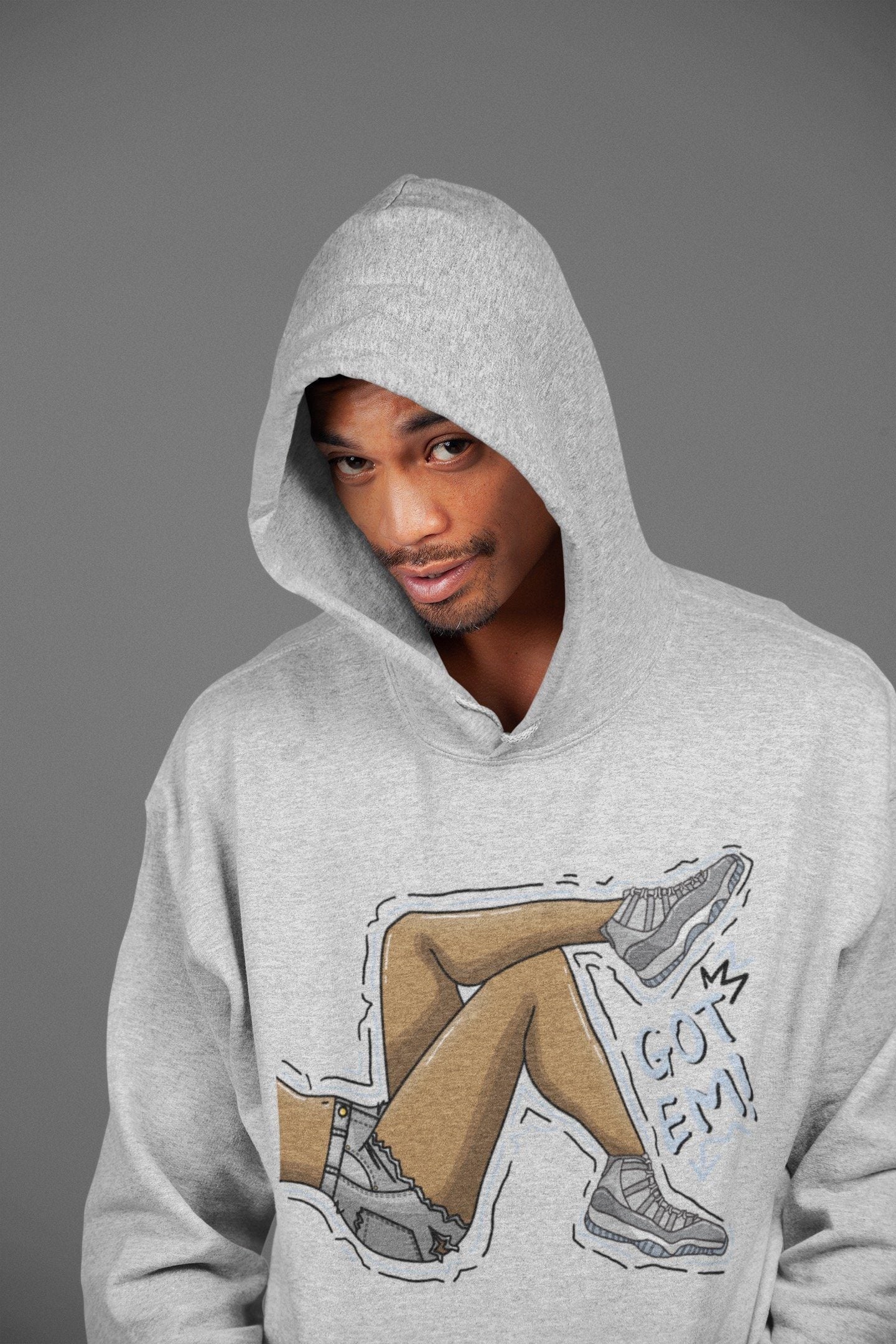 Jordan 11 Cool Grey Shirt To Match Jordans Got Em Legs Sneaker Tees Jordan 11 Cool Grey Drip Gear Zone Sneaker Matching Clothing Unisex Shirts