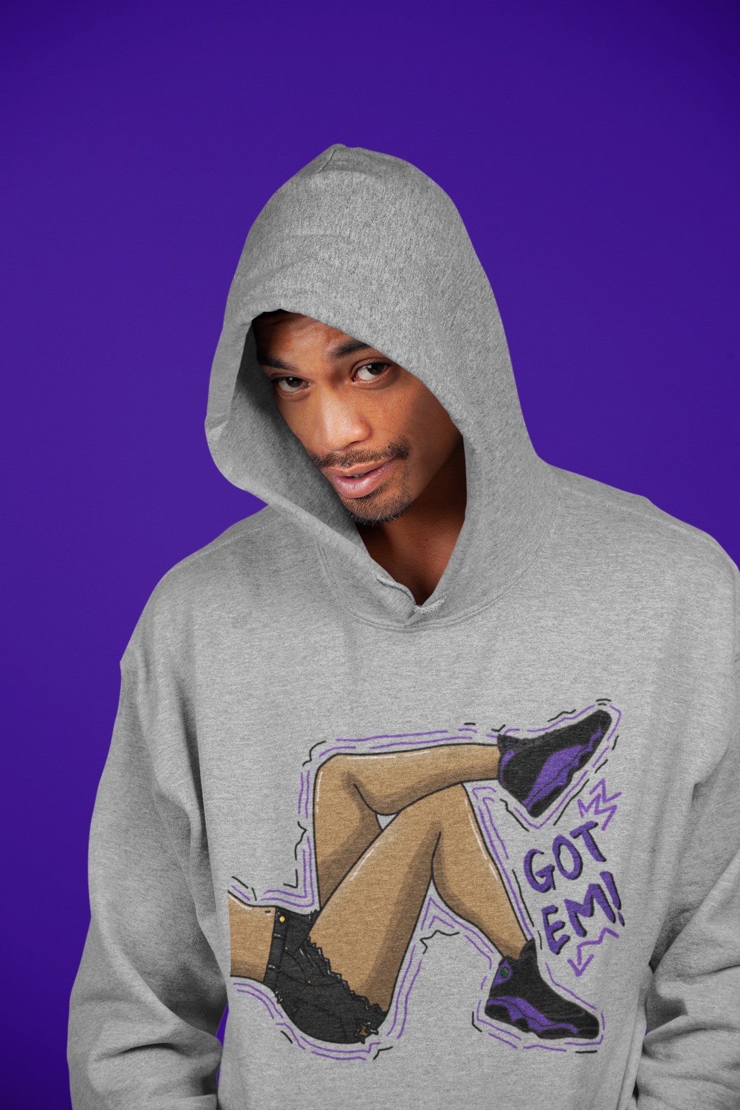 Jordan 13 Court Purple Shirt To Match Jordans Got Em Legs Sneaker Tees Jordan 13 Court Purple Drip Gear Zone Sneaker Matching Clothing Unisex Shirts