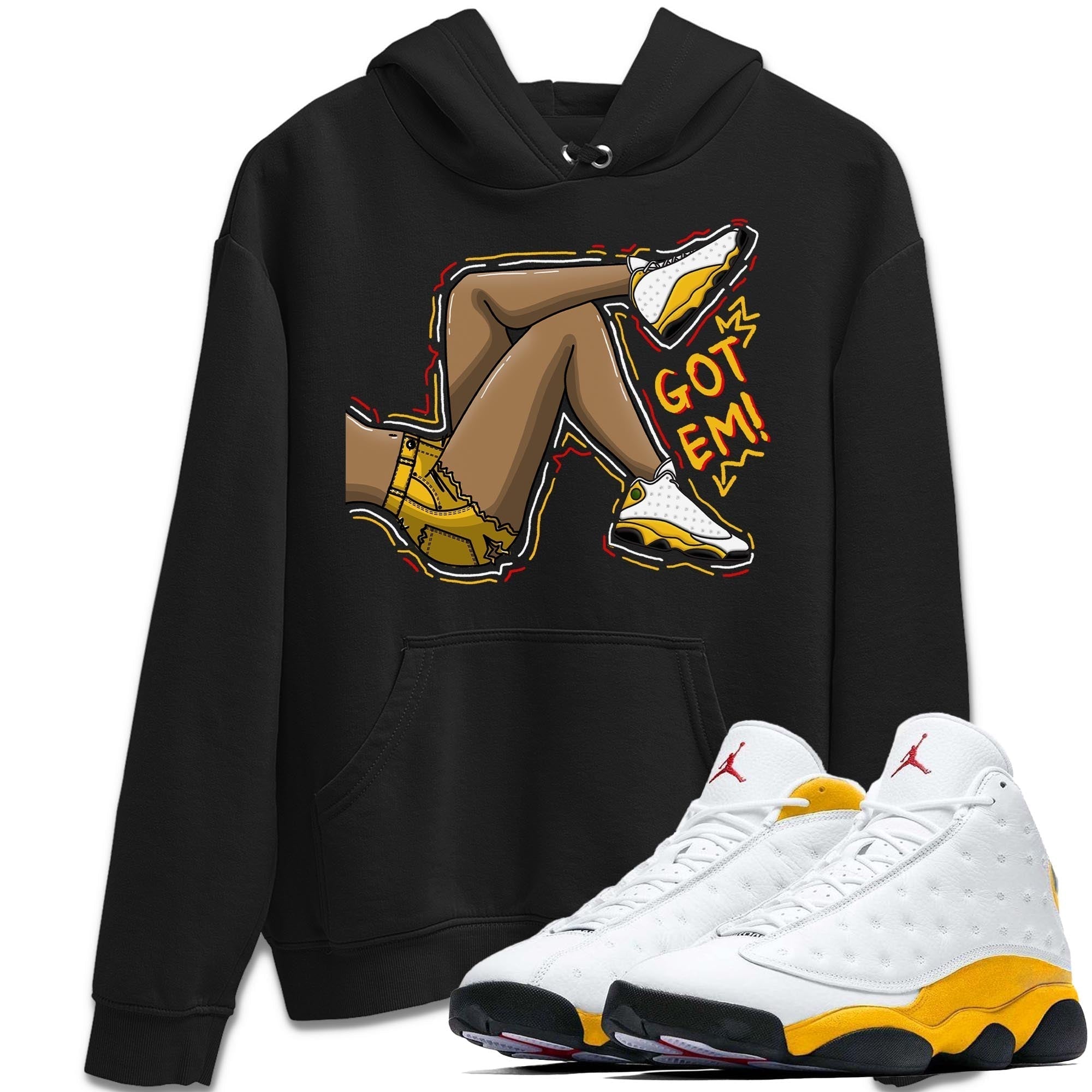 Jordan 13 Del Sol Shirt To Match Jordans Got Em Legs Sneaker Tees Jordan 13 Del Sol Drip Gear Zone Sneaker Matching Clothing Unisex Shirts