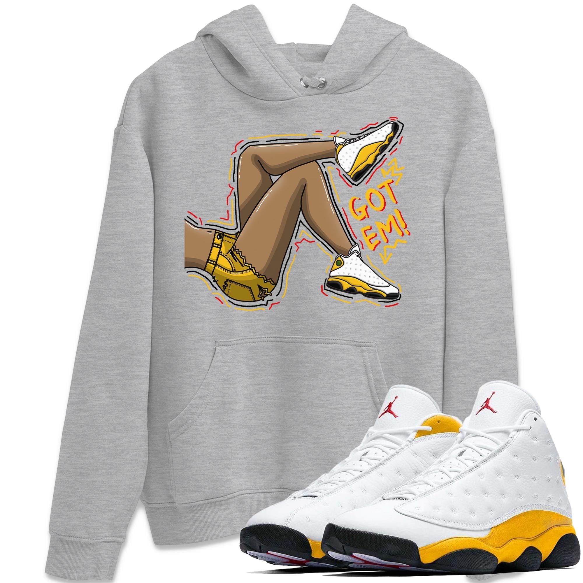 Jordan 13 Del Sol Shirt To Match Jordans Got Em Legs Sneaker Tees Jordan 13 Del Sol Drip Gear Zone Sneaker Matching Clothing Unisex Shirts