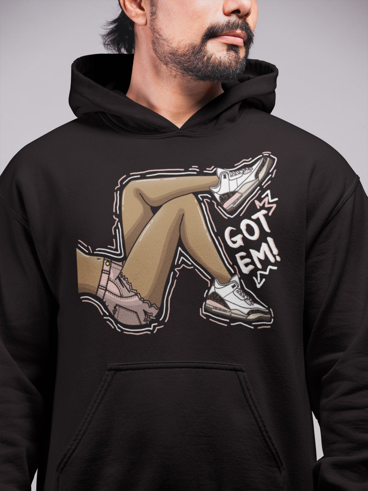 Jordan 3 Atmosphere Sneaker Matching T-Shirt Got Em Legs Sneaker Tees Jordan 3 Atmosphere Sneaker Release Tees Crew Neck Tees