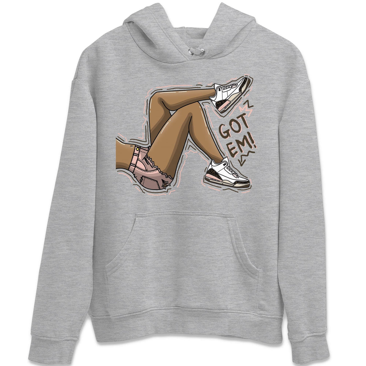 Jordan 3 Atmosphere Sneaker Matching T-Shirt Got Em Legs Sneaker Tees Jordan 3 Atmosphere Sneaker Release Tees Crew Neck Tees