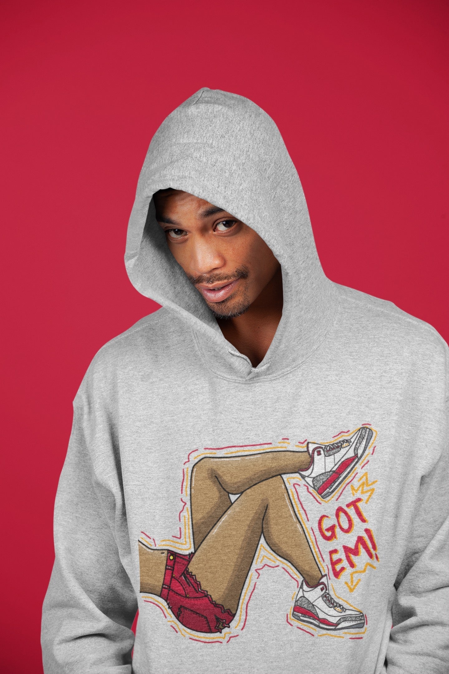 Jordan 3 Cardinal Shirt To Match Jordans Got Em Legs Sneaker Tees Jordan 3 Cardinal Drip Gear Zone Sneaker Matching Clothing Unisex Shirts