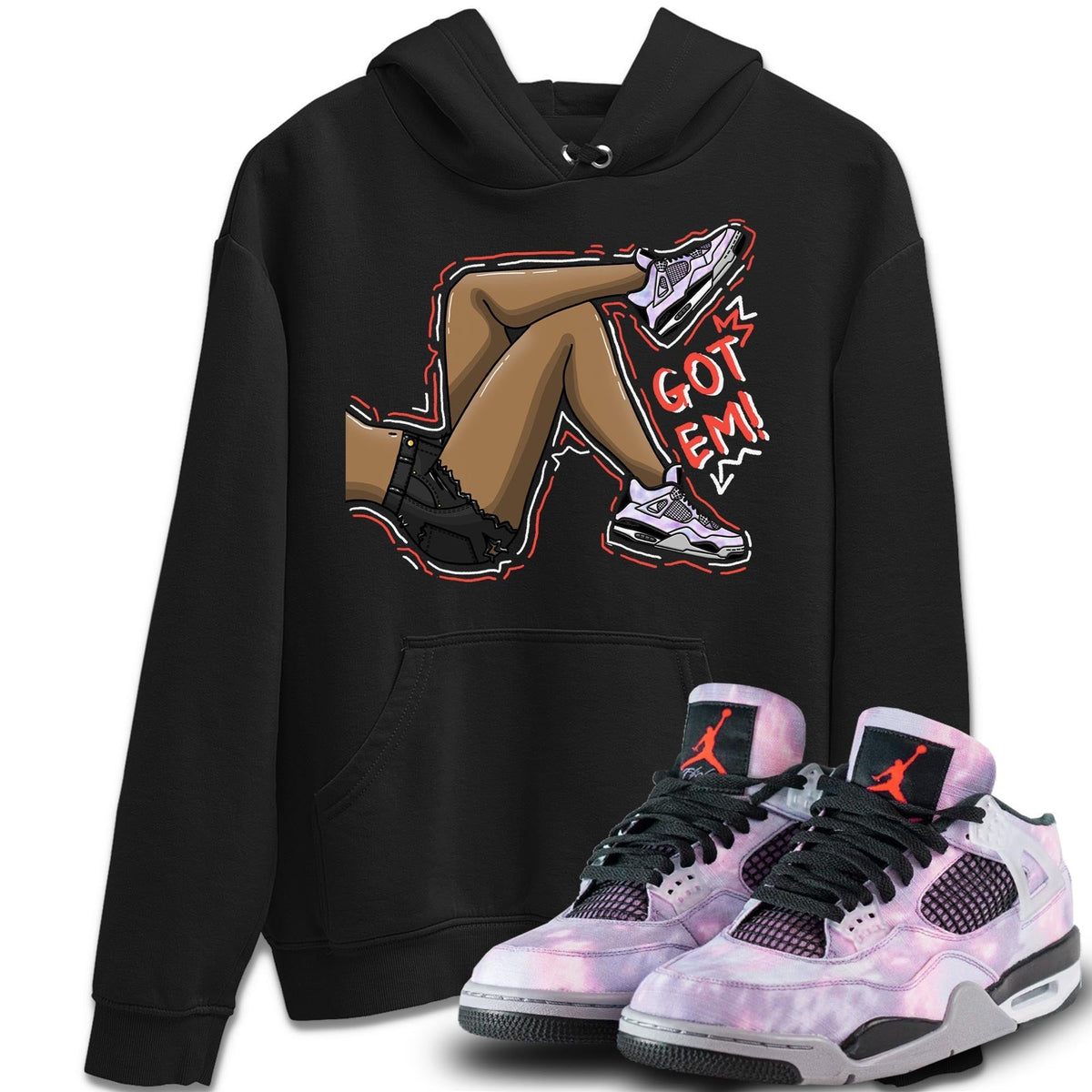 Jordan 4 Zen Master Sneaker Matching T-Shirt Got Em Legs Sneaker Tees Jordan 4 Zen Master Sneaker Release Tees Crew Neck Tees