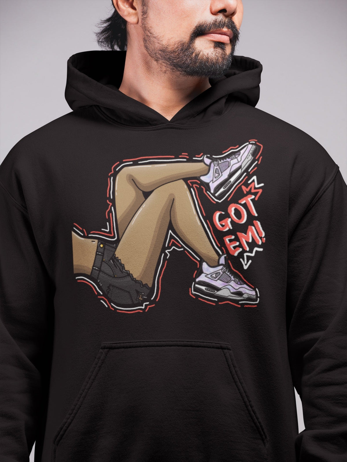 Jordan 4 Zen Master Sneaker Matching T-Shirt Got Em Legs Sneaker Tees Jordan 4 Zen Master Sneaker Release Tees Crew Neck Tees