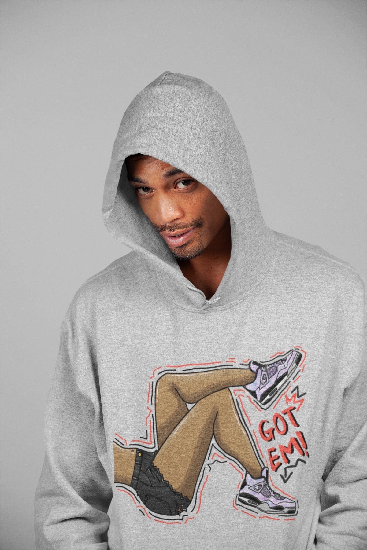 Jordan 4 Zen Master Sneaker Matching T-Shirt Got Em Legs Sneaker Tees Jordan 4 Zen Master Sneaker Release Tees Crew Neck Tees