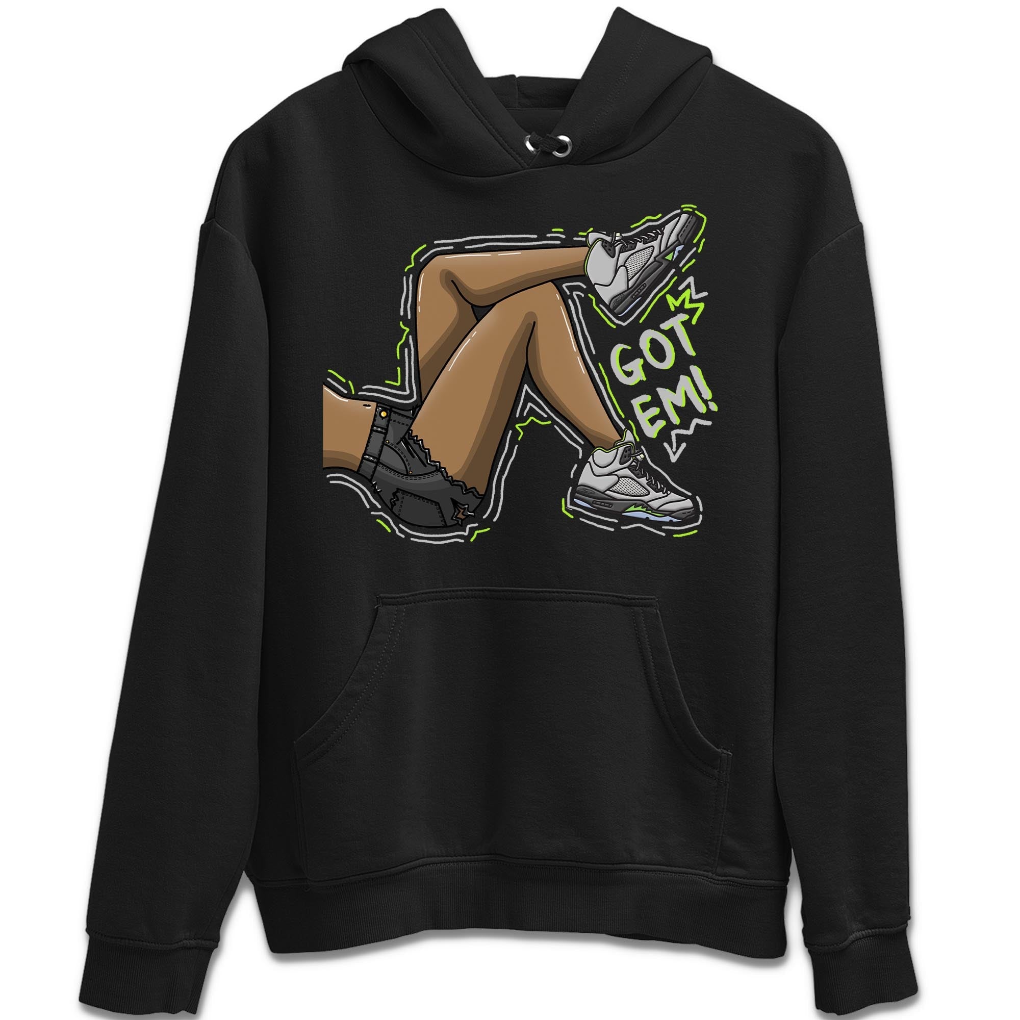 Jordan 5 Green Bean Sneaker Matching T-Shirt Got Em Legs Sneaker Tees Jordan 5 Green Bean Sneaker Release Tees Crew Neck Tees