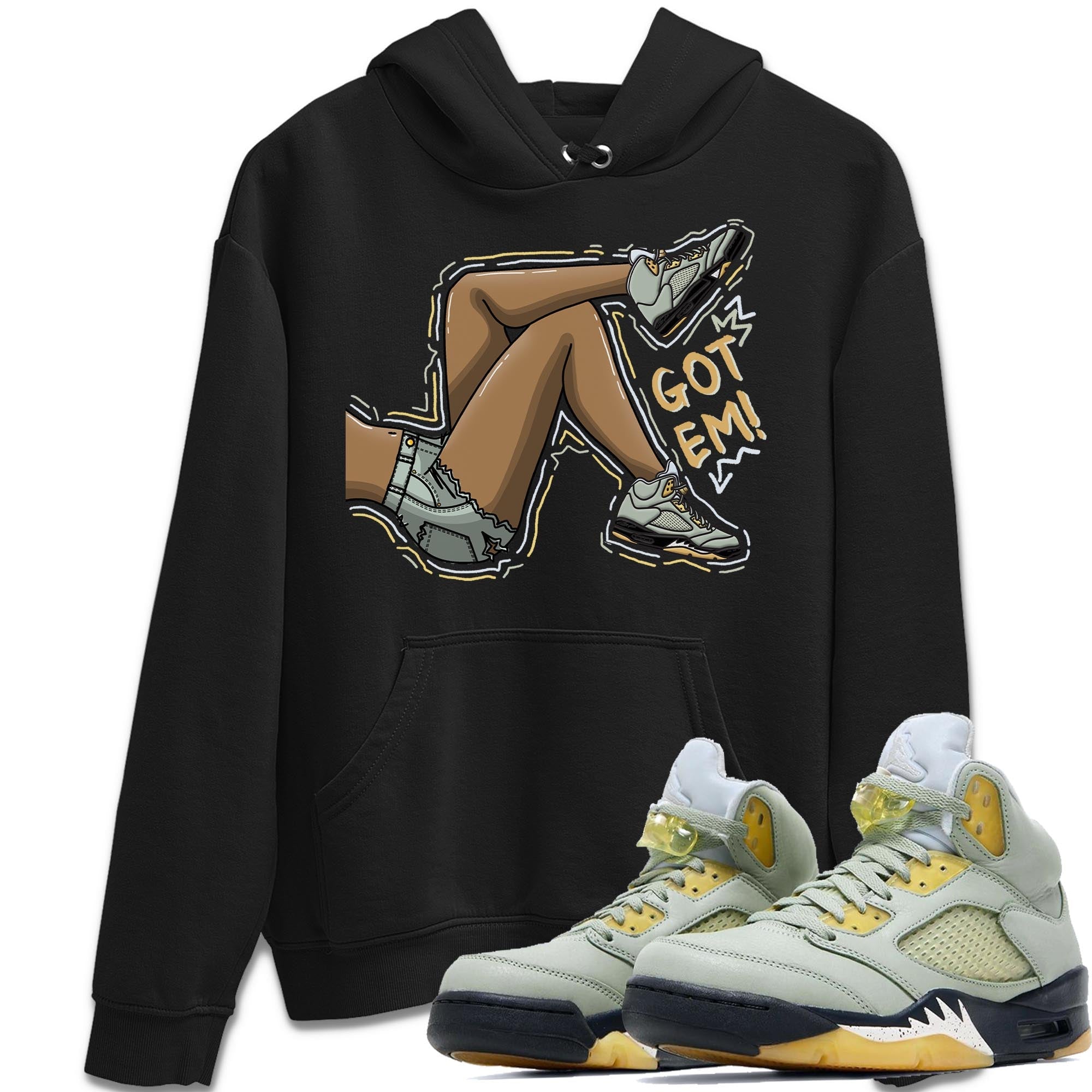 Jordan 5 Jade Horizon Shirt To Match Jordans Got Em Legs Sneaker Tees Jordan 5 Jade Horizon Drip Gear Zone Sneaker Matching Clothing Unisex Shirts