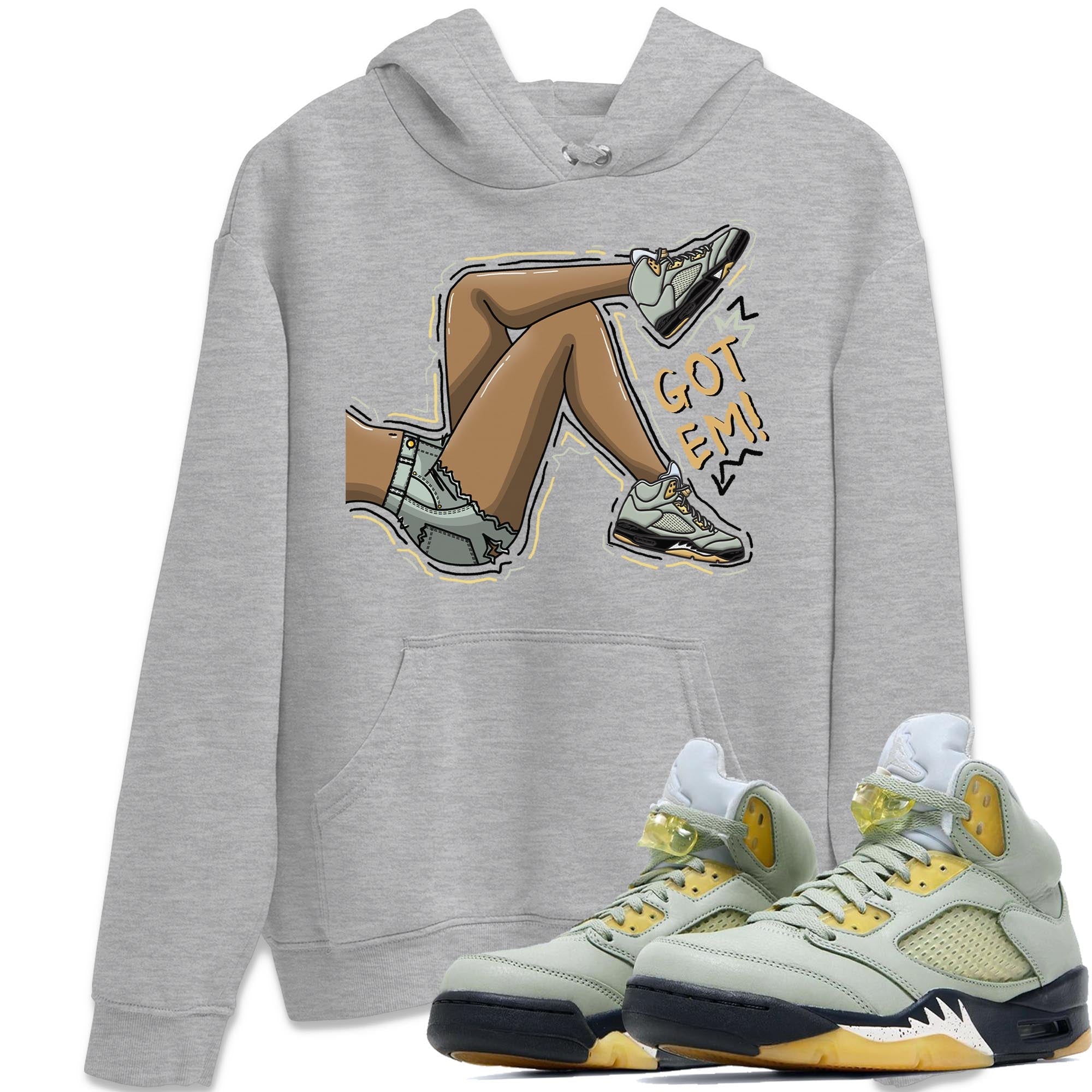 Jordan 5 Jade Horizon Shirt To Match Jordans Got Em Legs Sneaker Tees Jordan 5 Jade Horizon Drip Gear Zone Sneaker Matching Clothing Unisex Shirts