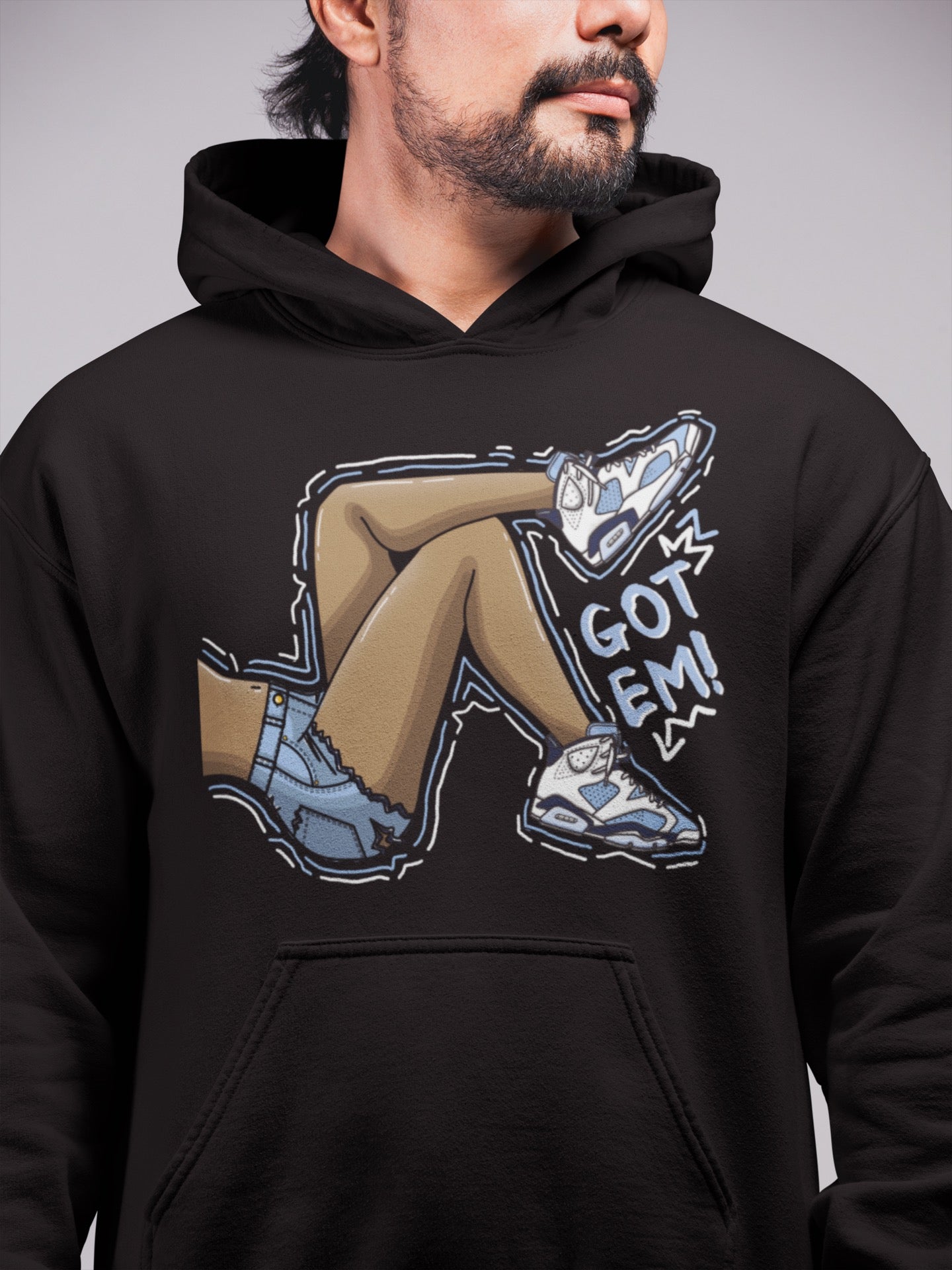 Jordan 6 UNC Shirt To Match Jordans Got Em Legs Sneaker Tees Jordan 6 UNC Drip Gear Zone Sneaker Matching Clothing Unisex Shirts