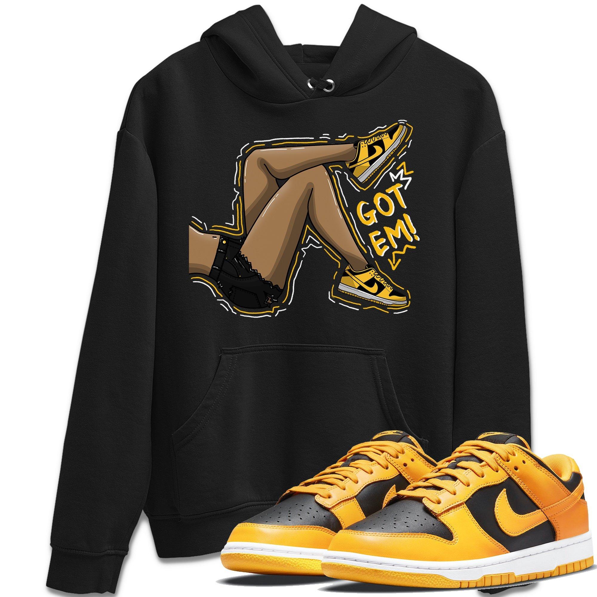 Dunk Championship Goldenrod Sneaker Match Tees Got Em Legs Sneaker Tees Dunk Championship Goldenrod Jordan to match sneaker T-Shirt Crew Neck Shirts