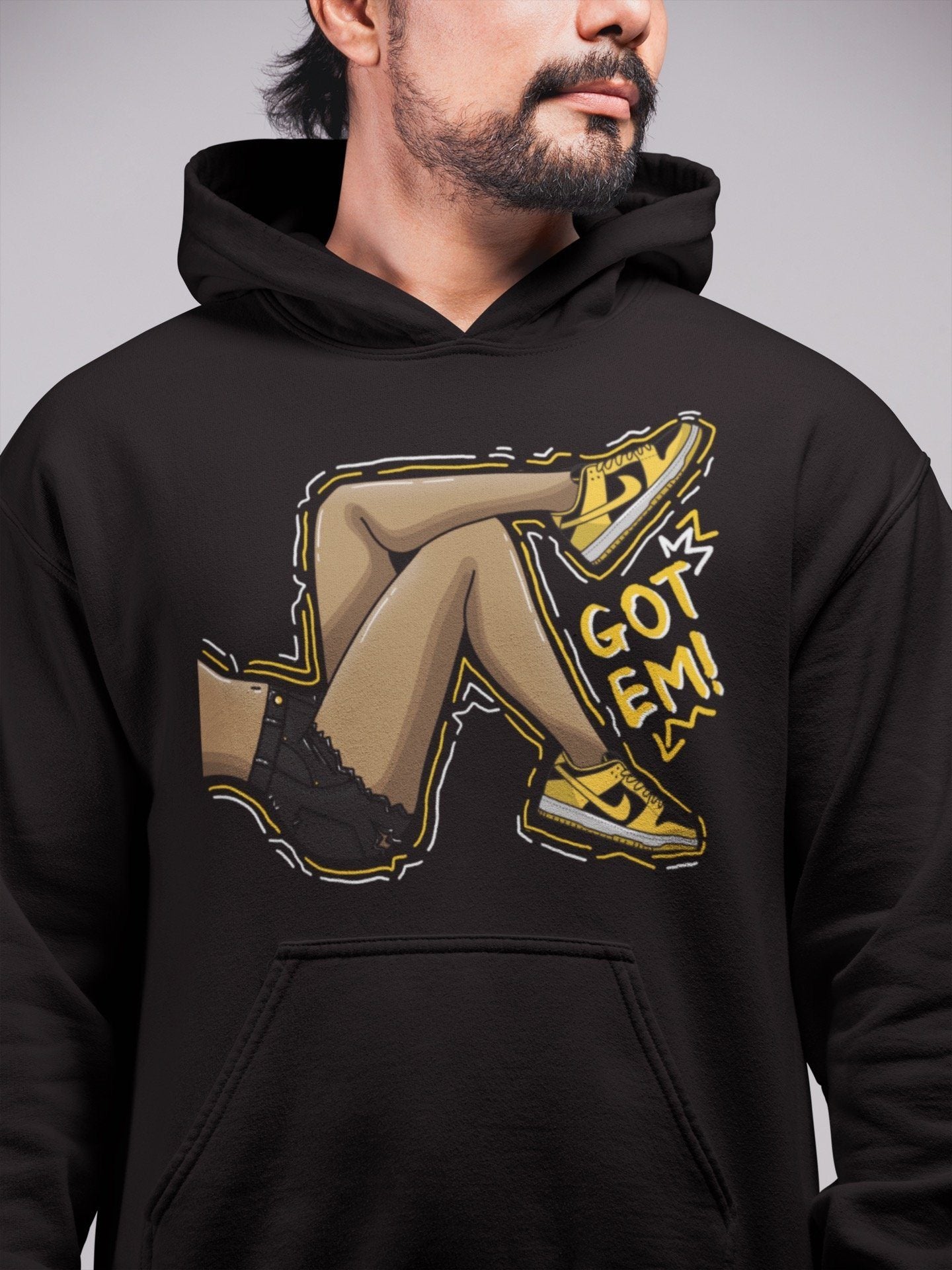 Dunk Championship Goldenrod Sneaker Match Tees Got Em Legs Sneaker Tees Dunk Championship Goldenrod Jordan to match sneaker T-Shirt Crew Neck Shirts