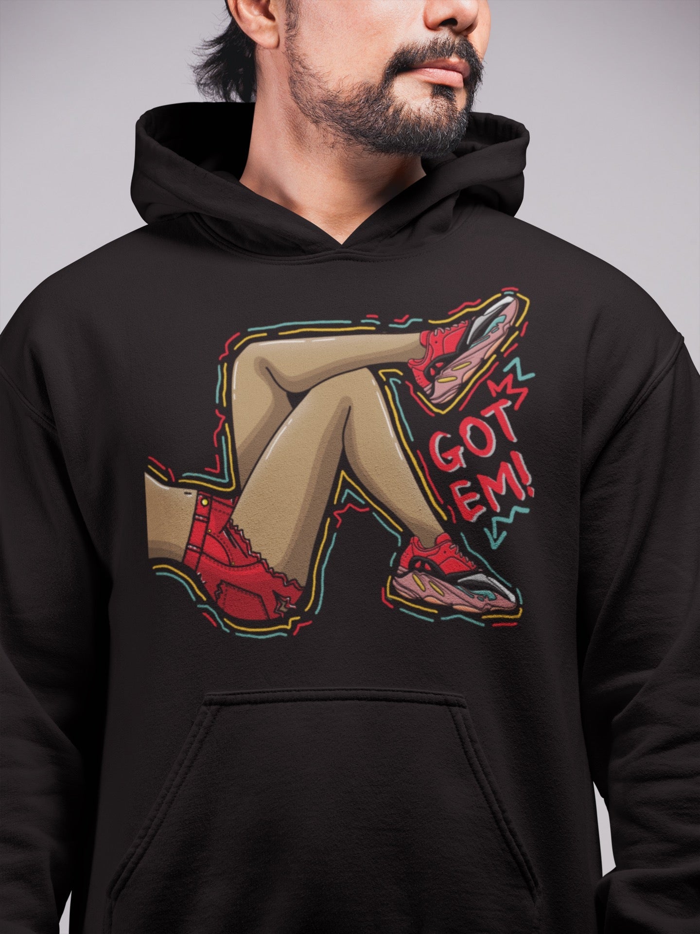 Yeezy 700 Hi-Res Red Shirt To Match Jordans Got Em Legs Sneaker Tees Yeezy 700 Hi-Res Red Drip Gear Zone Sneaker Matching Clothing Unisex Shirts