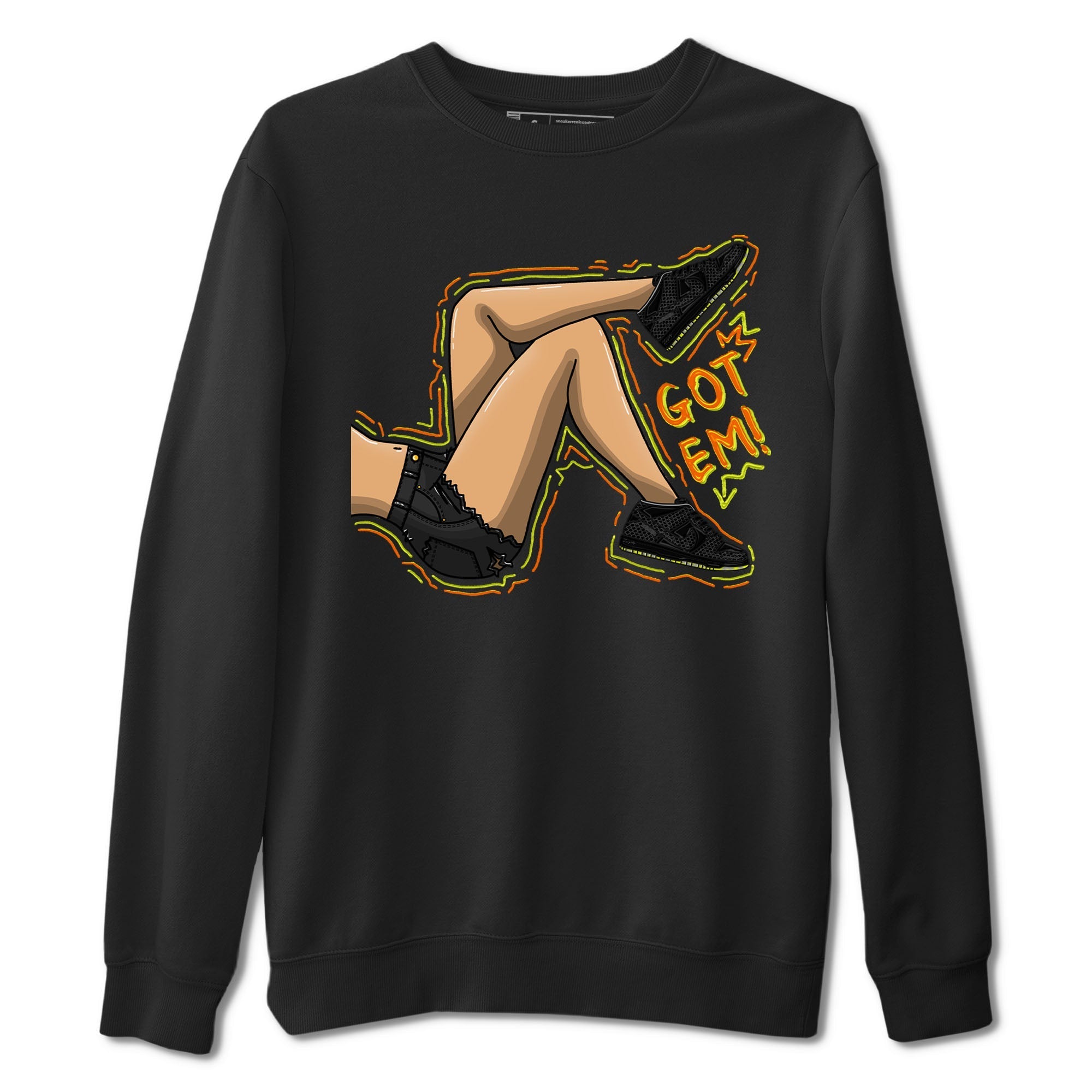 Nike Dunk Halloween shirt to match jordans Got Em Legs sneaker tees Nike Dunk Mid Halloween Drip Gear Zone Sneaker Matching Clothing Brand Unisex Sneaker Tee Black 2 T-Shirt