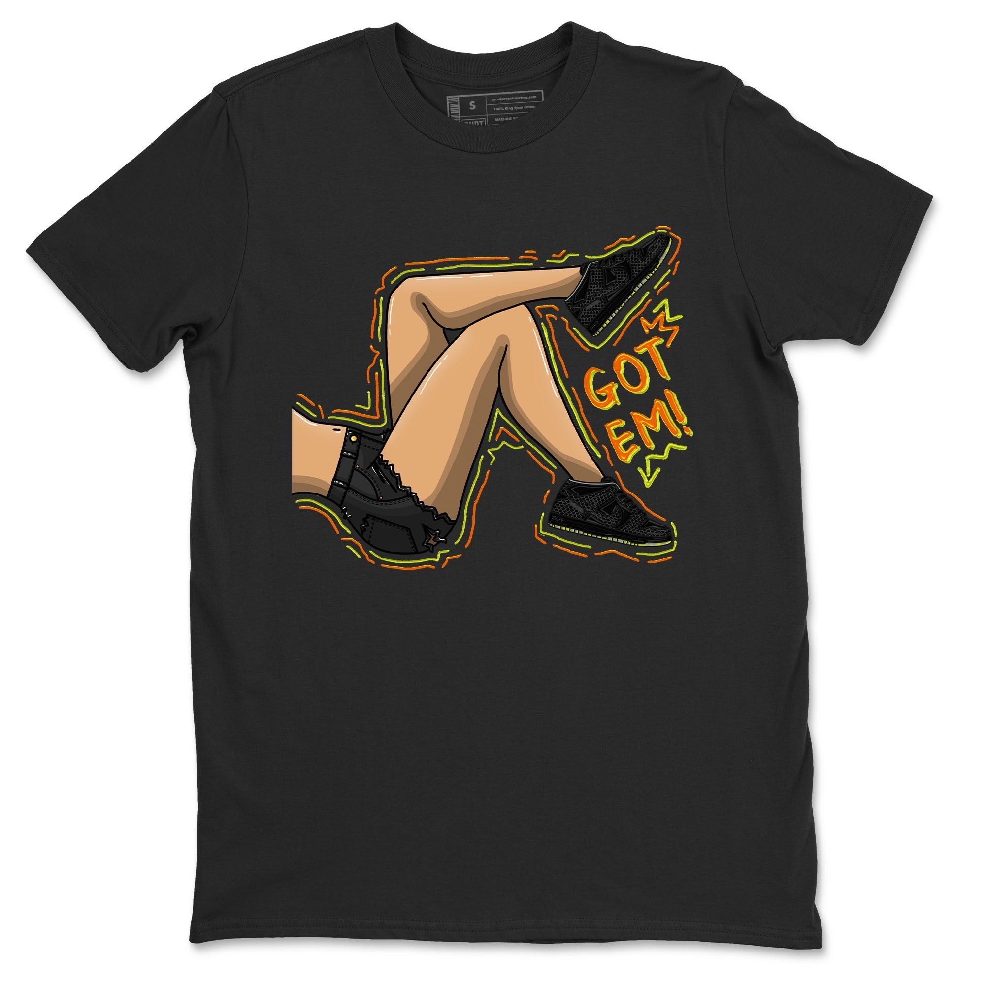 Nike Dunk Halloween shirt to match jordans Got Em Legs sneaker tees Nike Dunk Mid Halloween Drip Gear Zone Sneaker Matching Clothing Brand Unisex Sneaker Tee Black 2 T-Shirt