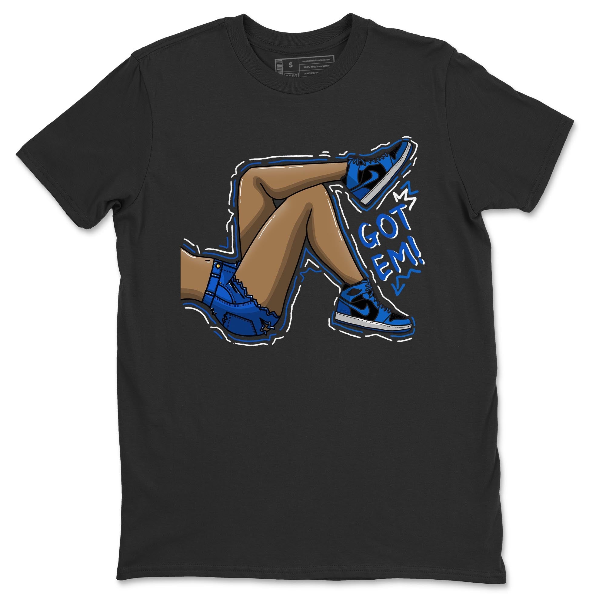 Jordan 1 Dark Marina Blue Sneaker Matching T-Shirt Got Em Legs Sneaker Tees Jordan 1 Dark Marina Blue Sneaker Release Tees Crew Neck Tees