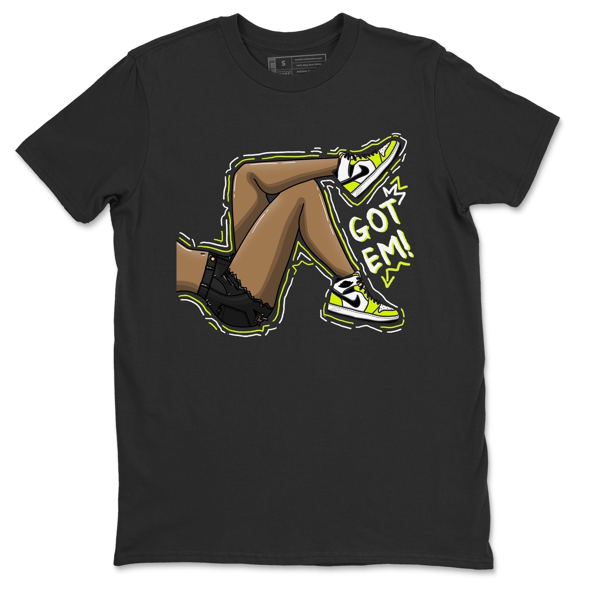 Jordan 1 Visionaire Sneaker Matching T-Shirt Got Em Legs Sneaker Tees Jordan 1 Visionaire Sneaker Release Tees Crew Neck Tees