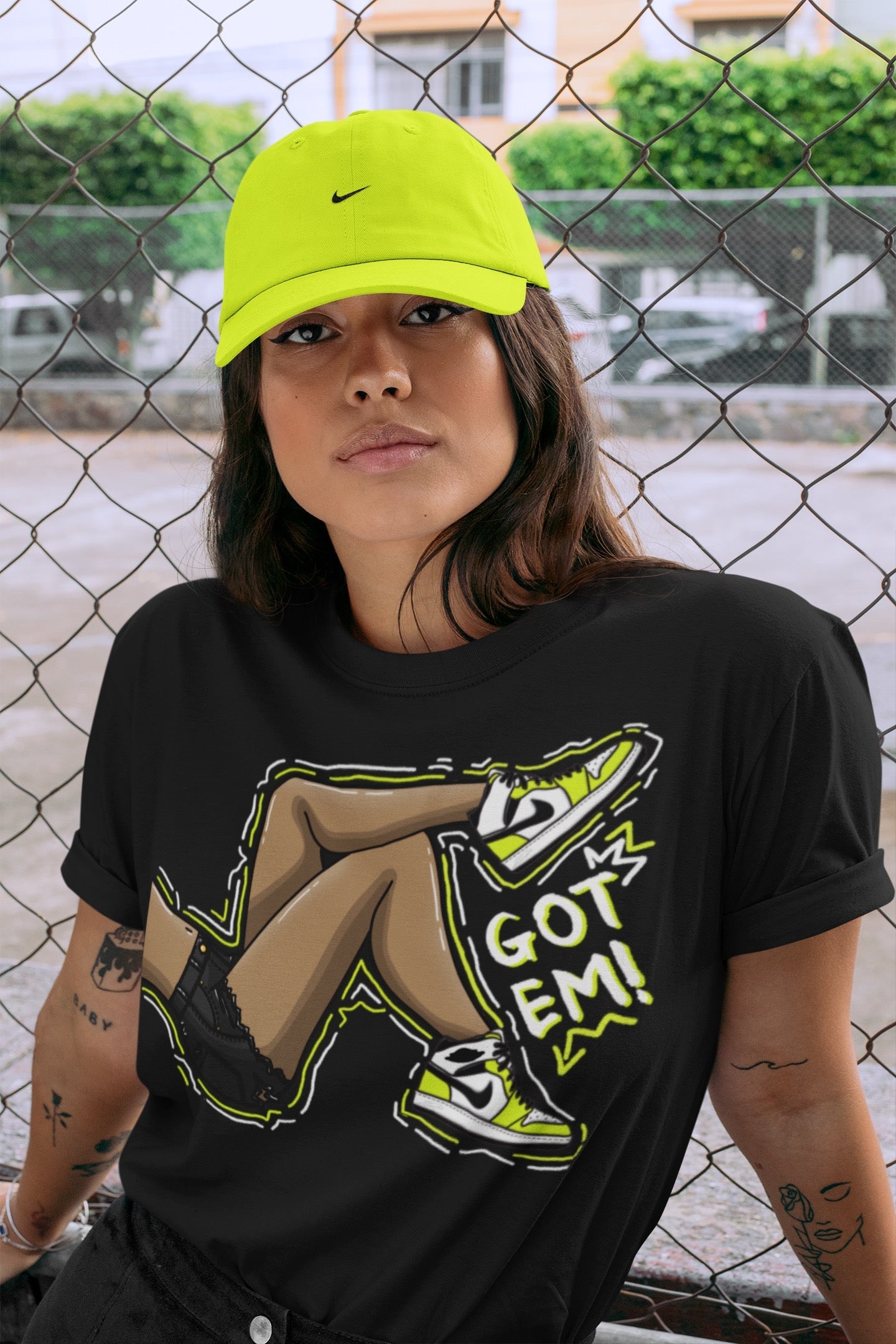 Jordan 1 Visionaire Sneaker Matching T-Shirt Got Em Legs Sneaker Tees Jordan 1 Visionaire Sneaker Release Tees Crew Neck Tees