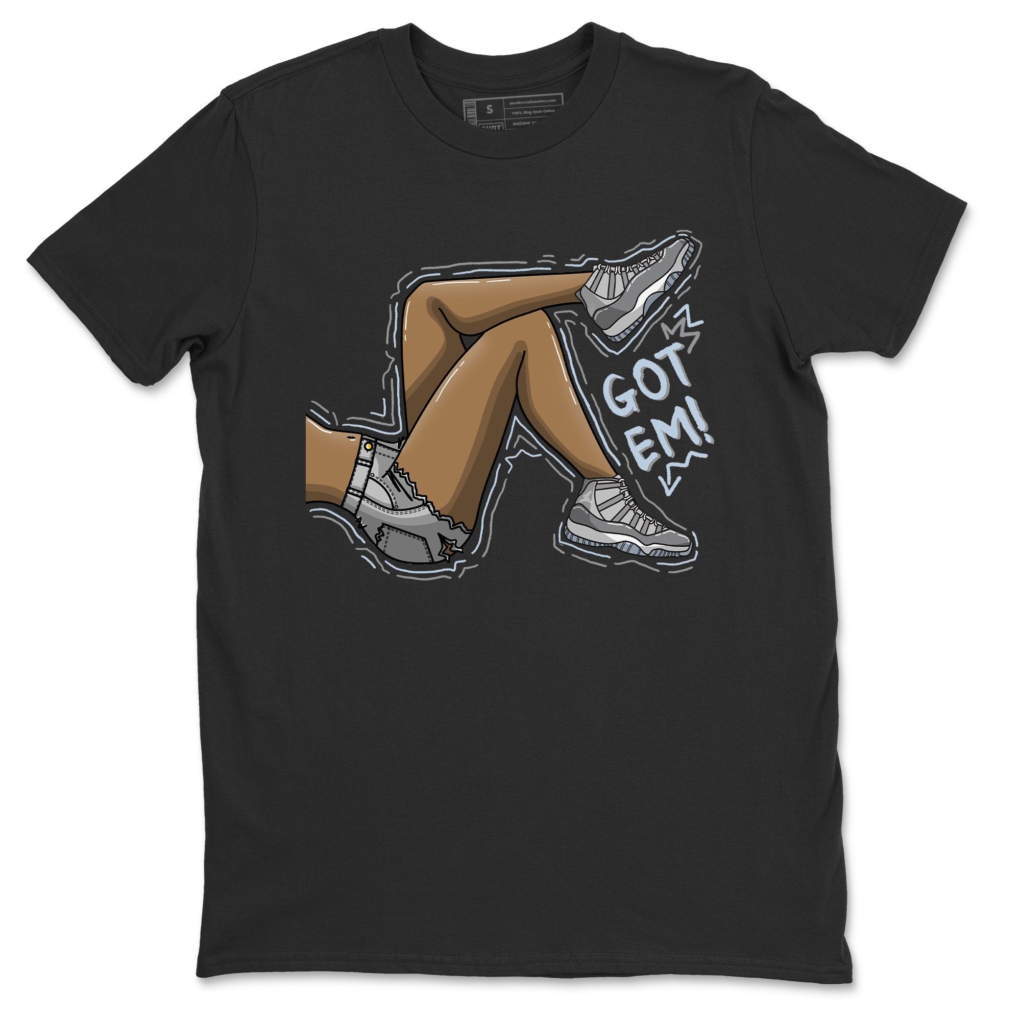 Jordan 11 Cool Grey Shirt To Match Jordans Got Em Legs Sneaker Tees Jordan 11 Cool Grey Drip Gear Zone Sneaker Matching Clothing Unisex Shirts