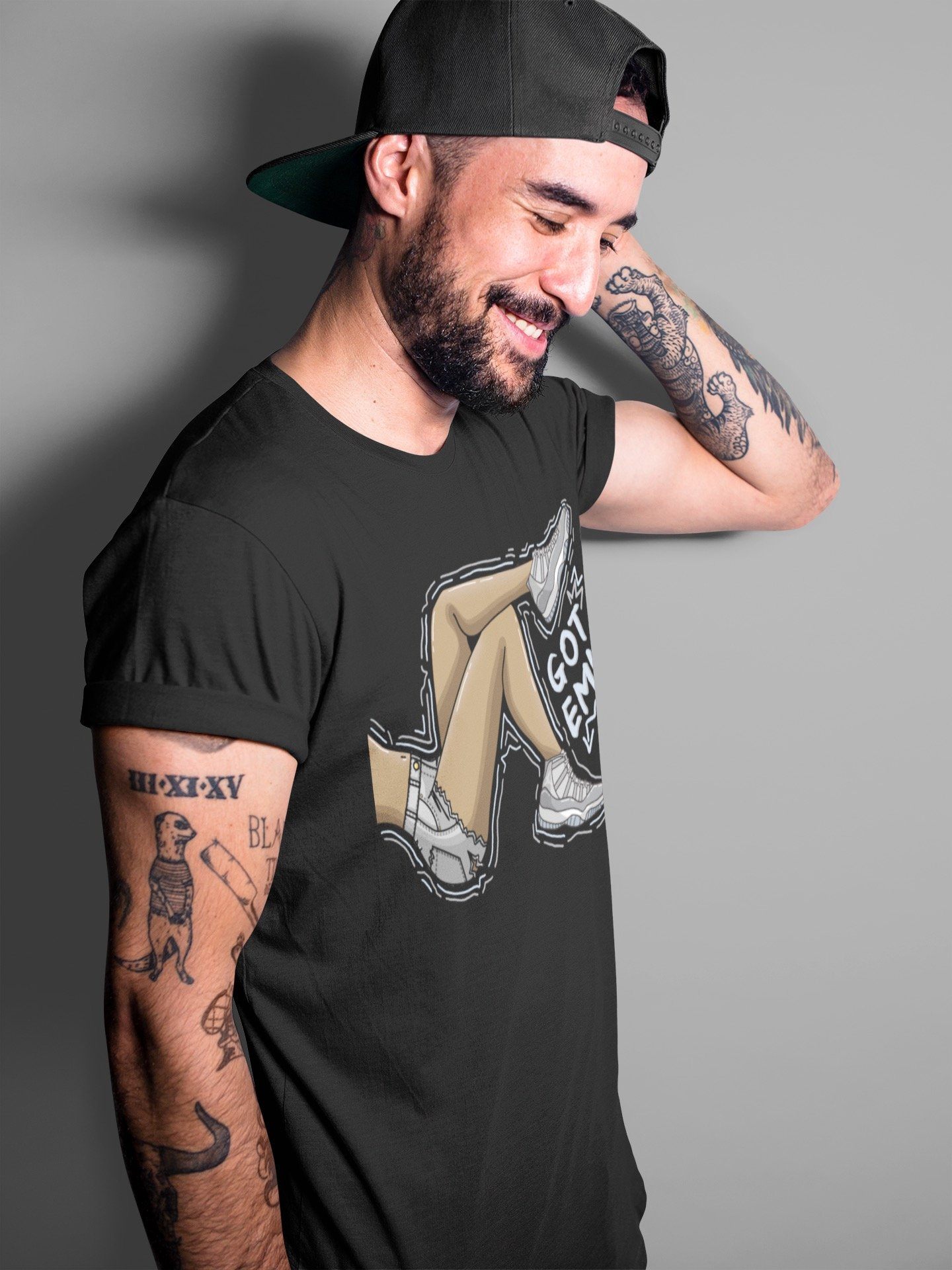 Jordan 11 Cool Grey Shirt To Match Jordans Got Em Legs Sneaker Tees Jordan 11 Cool Grey Drip Gear Zone Sneaker Matching Clothing Unisex Shirts