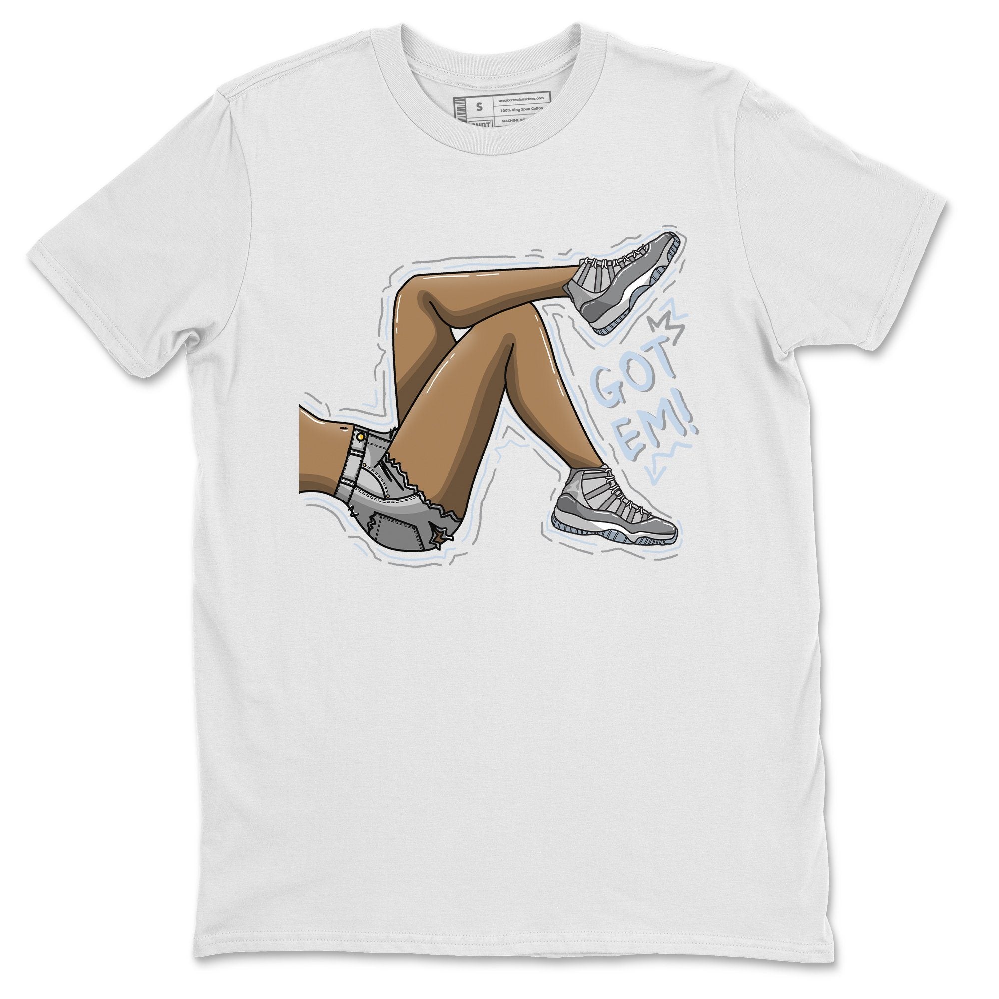 Jordan 11 Cool Grey Shirt To Match Jordans Got Em Legs Sneaker Tees Jordan 11 Cool Grey Drip Gear Zone Sneaker Matching Clothing Unisex Shirts