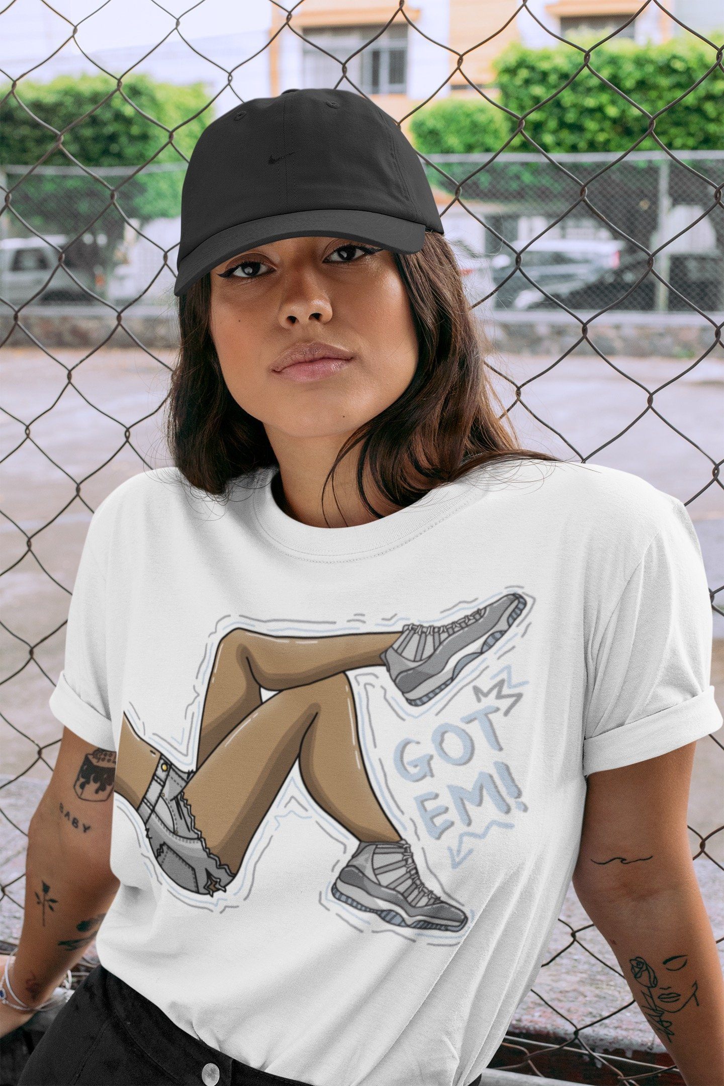 Jordan 11 Cool Grey Shirt To Match Jordans Got Em Legs Sneaker Tees Jordan 11 Cool Grey Drip Gear Zone Sneaker Matching Clothing Unisex Shirts
