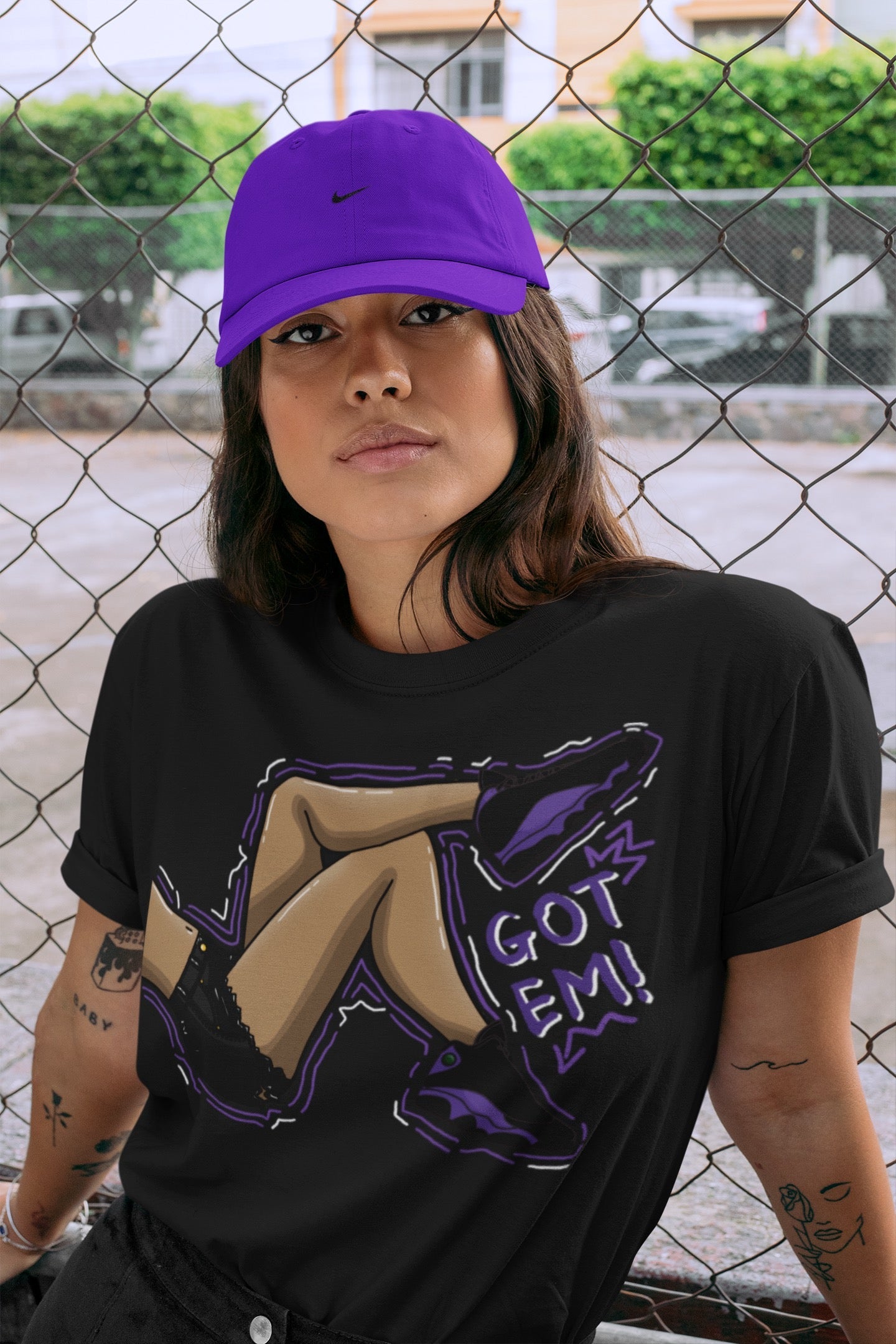 Jordan 13 Court Purple Shirt To Match Jordans Got Em Legs Sneaker Tees Jordan 13 Court Purple Drip Gear Zone Sneaker Matching Clothing Unisex Shirts