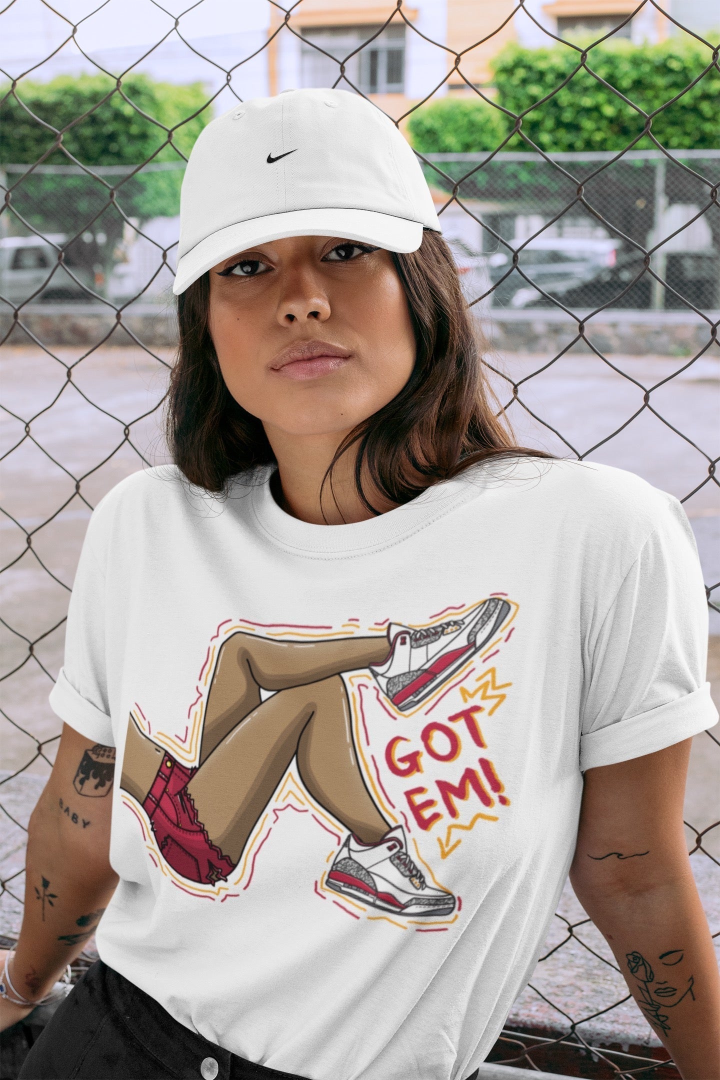 Jordan 3 Cardinal Shirt To Match Jordans Got Em Legs Sneaker Tees Jordan 3 Cardinal Drip Gear Zone Sneaker Matching Clothing Unisex Shirts