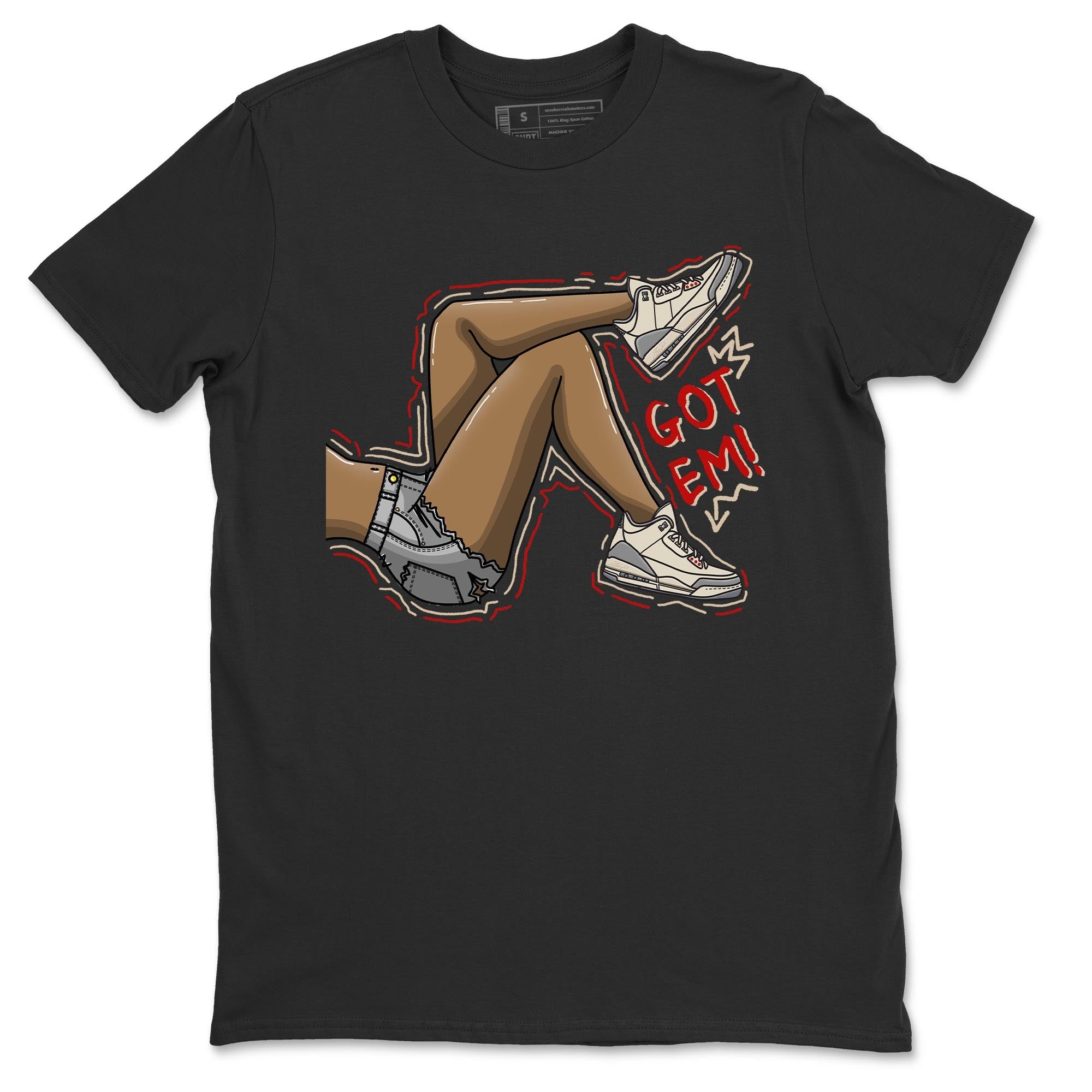 Jordan 3 Muslin Shirt To Match Jordans Got Em Legs Sneaker Tees Jordan 3 Muslin Drip Gear Zone Sneaker Matching Clothing Unisex Shirts