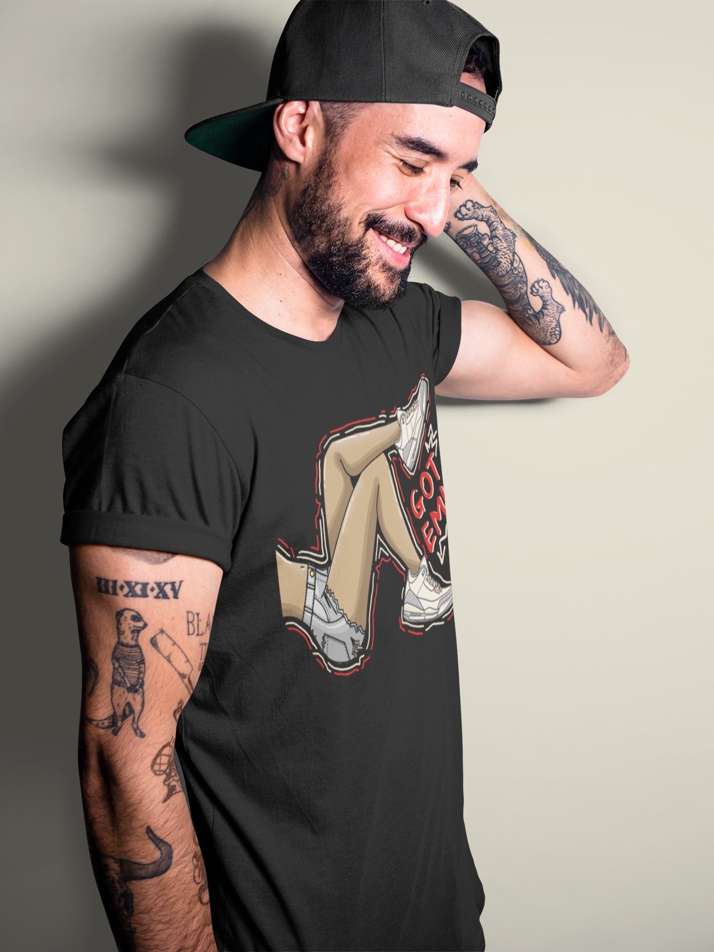 Jordan 3 Muslin Shirt To Match Jordans Got Em Legs Sneaker Tees Jordan 3 Muslin Drip Gear Zone Sneaker Matching Clothing Unisex Shirts