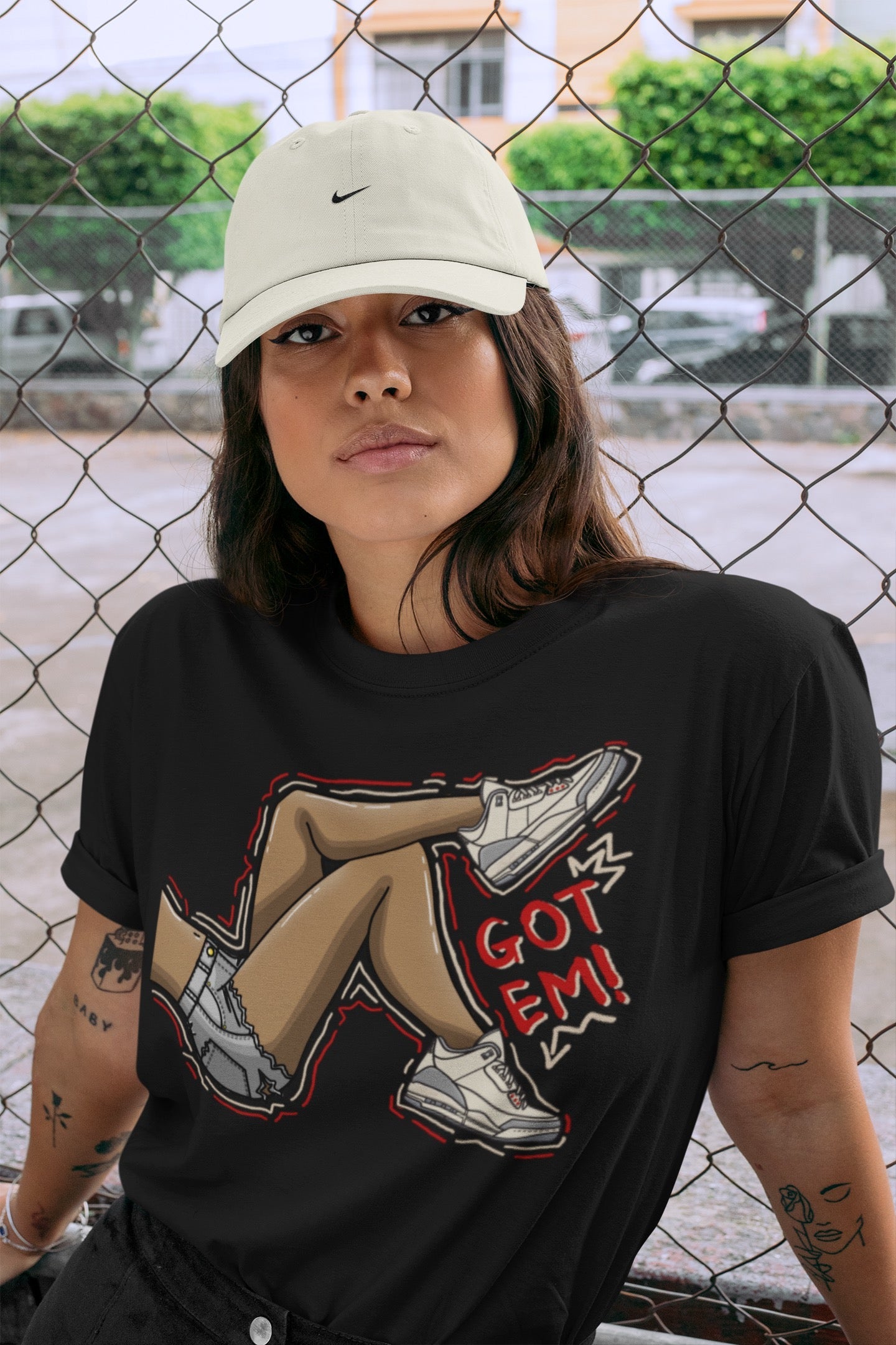 Jordan 3 Muslin Shirt To Match Jordans Got Em Legs Sneaker Tees Jordan 3 Muslin Drip Gear Zone Sneaker Matching Clothing Unisex Shirts