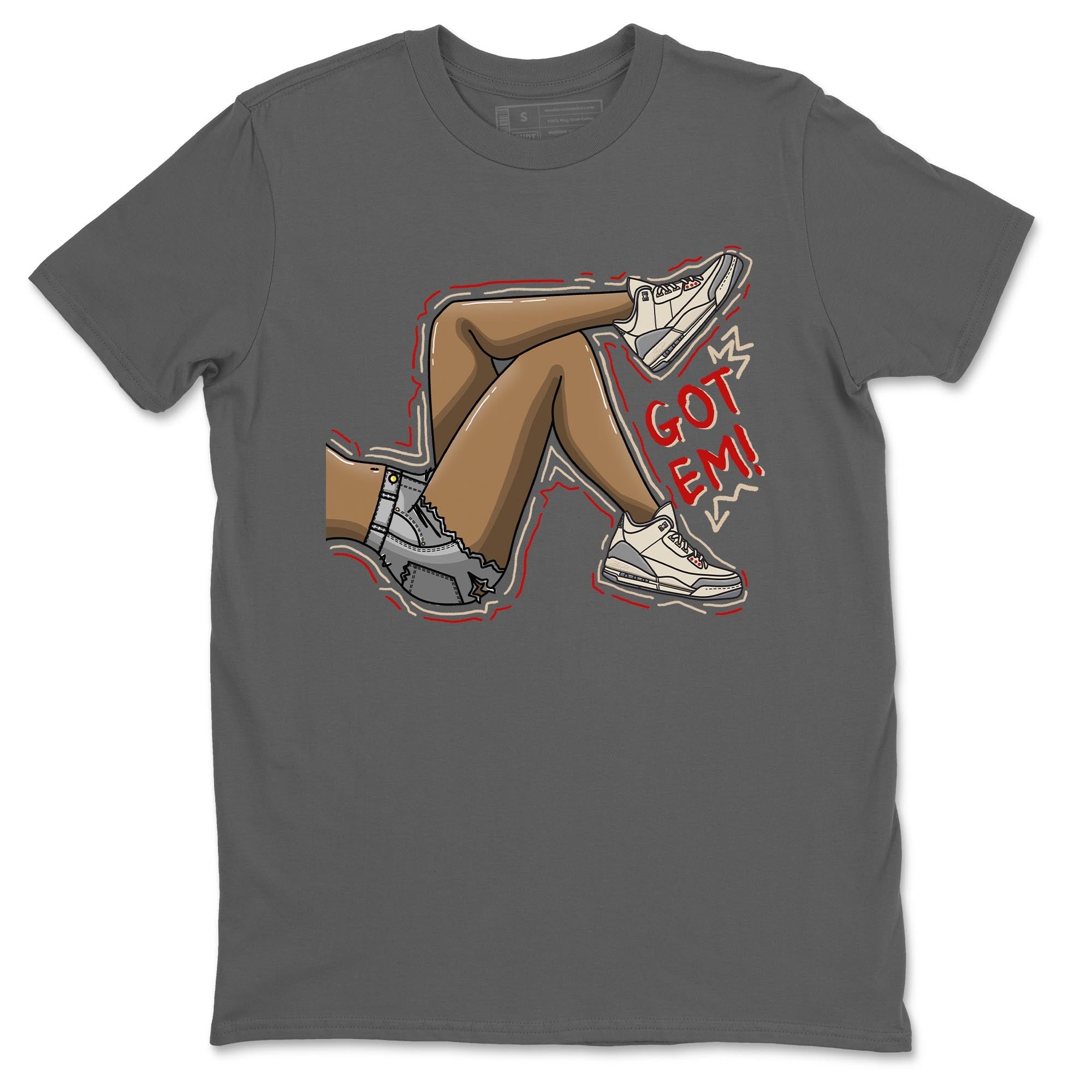 Jordan 3 Muslin Shirt To Match Jordans Got Em Legs Sneaker Tees Jordan 3 Muslin Drip Gear Zone Sneaker Matching Clothing Unisex Shirts