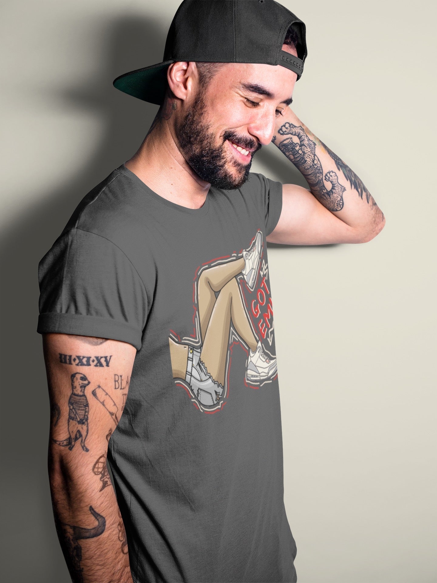 Jordan 3 Muslin Shirt To Match Jordans Got Em Legs Sneaker Tees Jordan 3 Muslin Drip Gear Zone Sneaker Matching Clothing Unisex Shirts