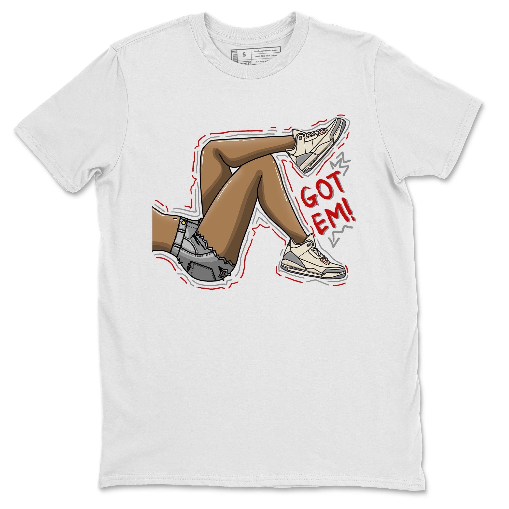 Jordan 3 Muslin Shirt To Match Jordans Got Em Legs Sneaker Tees Jordan 3 Muslin Drip Gear Zone Sneaker Matching Clothing Unisex Shirts