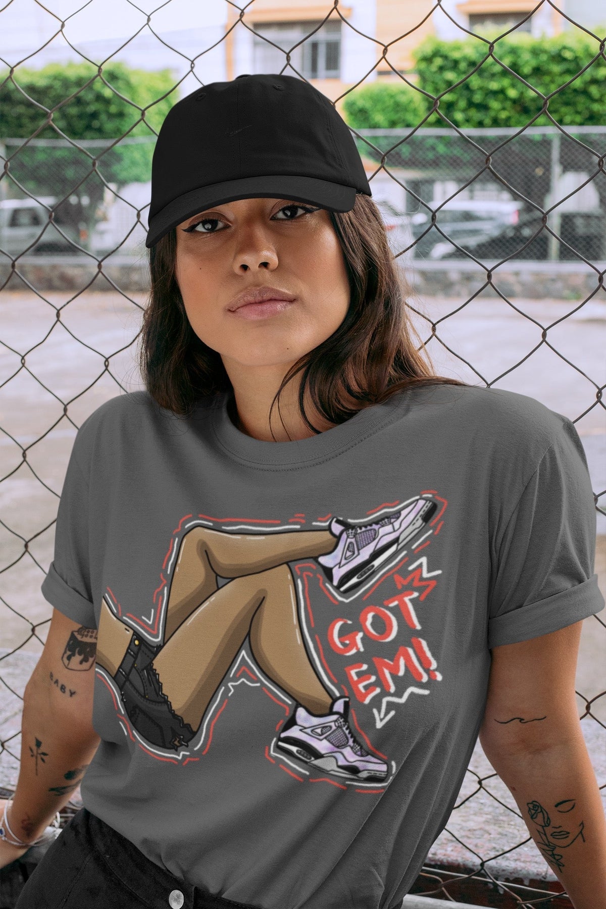 Jordan 4 Zen Master Sneaker Matching T-Shirt Got Em Legs Sneaker Tees Jordan 4 Zen Master Sneaker Release Tees Crew Neck Tees