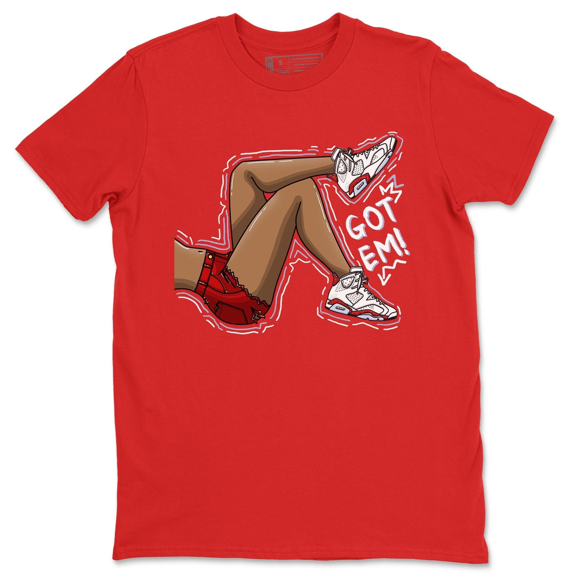 Jordan 6 Red Velvet Cookies Shirt To Match Jordans Got Em Legs Sneaker Tees Jordan 6 Red Velvet Cookies Drip Gear Zone Sneaker Matching Clothing Unisex Shirts