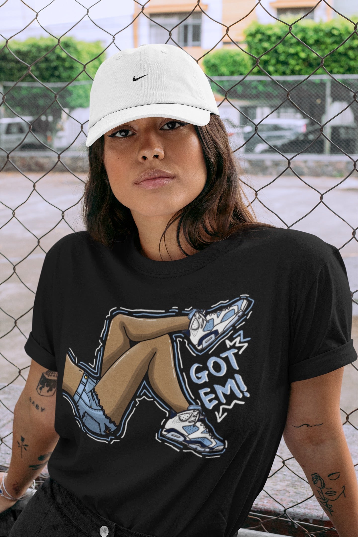 Jordan 6 UNC Shirt To Match Jordans Got Em Legs Sneaker Tees Jordan 6 UNC Drip Gear Zone Sneaker Matching Clothing Unisex Shirts