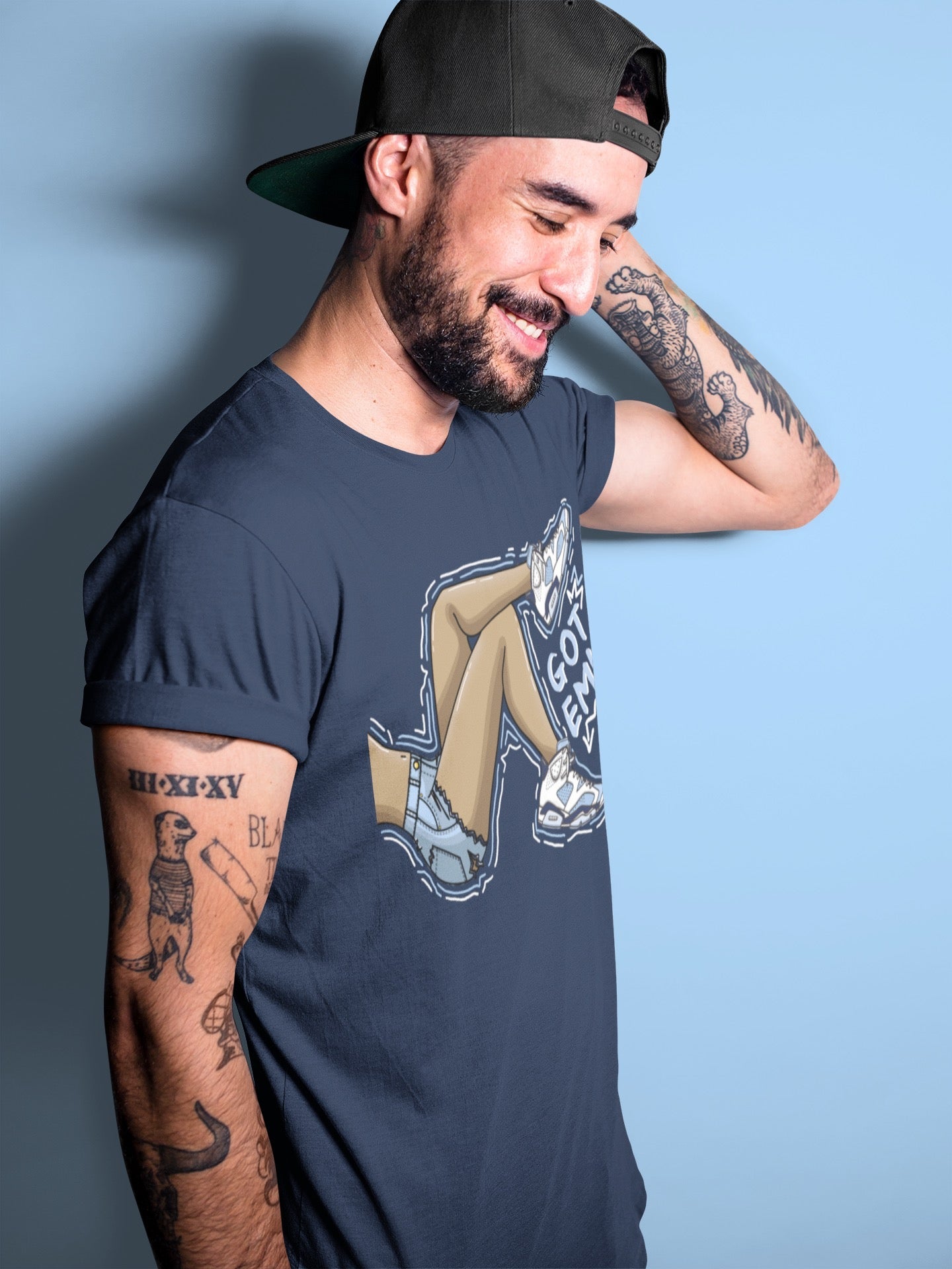 Jordan 6 UNC Shirt To Match Jordans Got Em Legs Sneaker Tees Jordan 6 UNC Drip Gear Zone Sneaker Matching Clothing Unisex Shirts