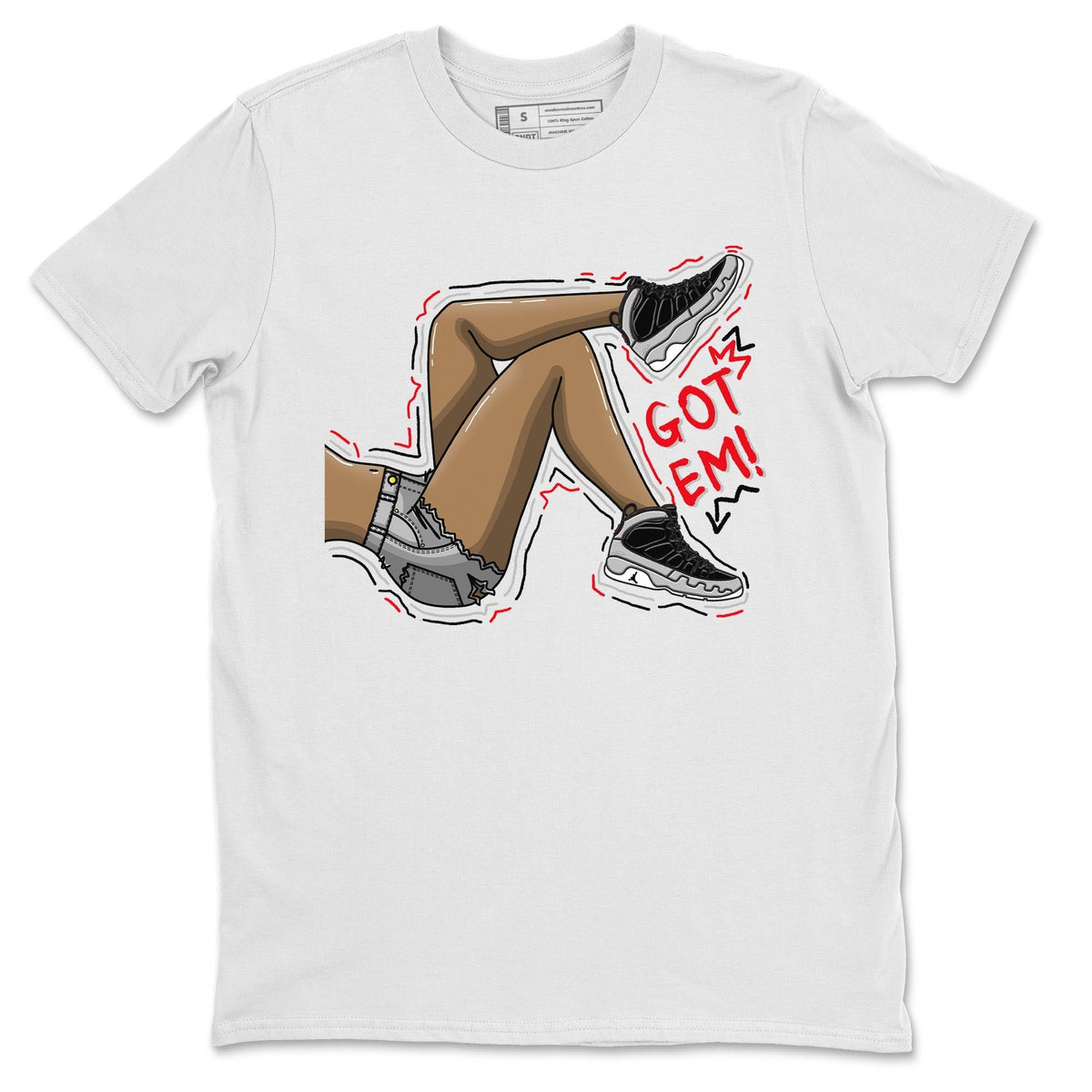 Jordan 9 Particle Grey Shirt To Match Jordans Got Em Legs Sneaker Tees Jordan 9 Particle Grey Drip Gear Zone Sneaker Matching Clothing Unisex Shirts