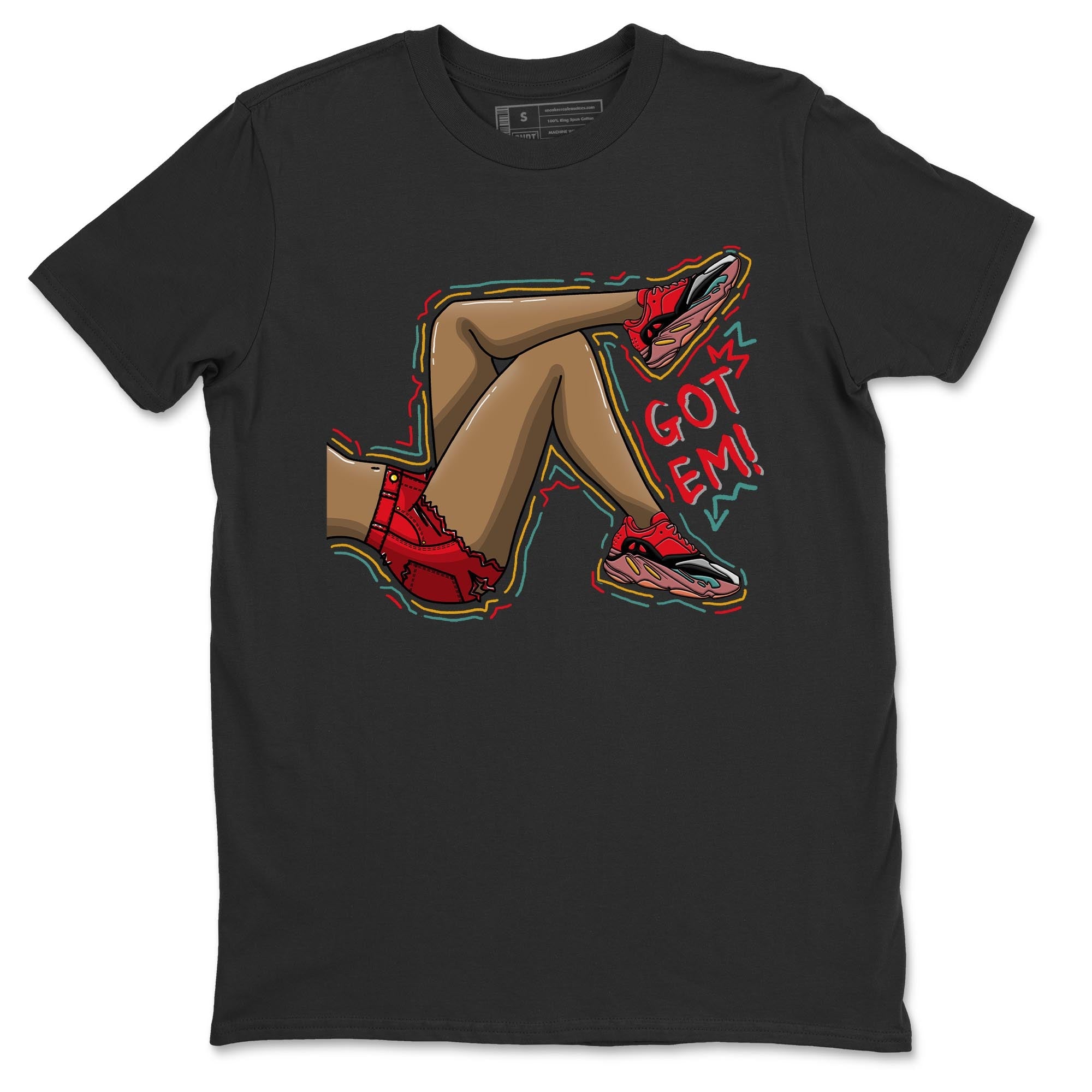 Yeezy 700 Hi-Res Red Shirt To Match Jordans Got Em Legs Sneaker Tees Yeezy 700 Hi-Res Red Drip Gear Zone Sneaker Matching Clothing Unisex Shirts