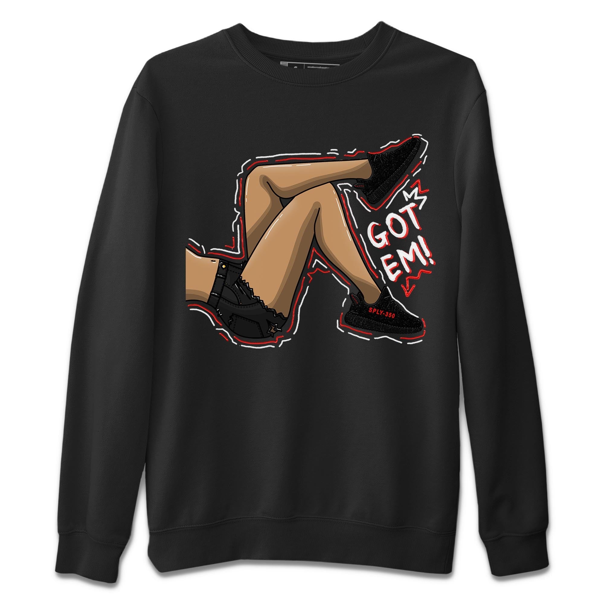 Yeezy 350 Bred shirt to match jordans Got Em Legs Streetwear Sneaker Shirt Yeezy Boost 350 V2 Bred Drip Gear Zone Sneaker Matching Clothing Unisex Black 2 T-Shirt
